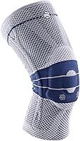 Bauerfeind GenuTrain Knee Brace - Pain Relief, Stabilization for Arthritis, Injuries, Swollen Knees | Size 5C Titanium