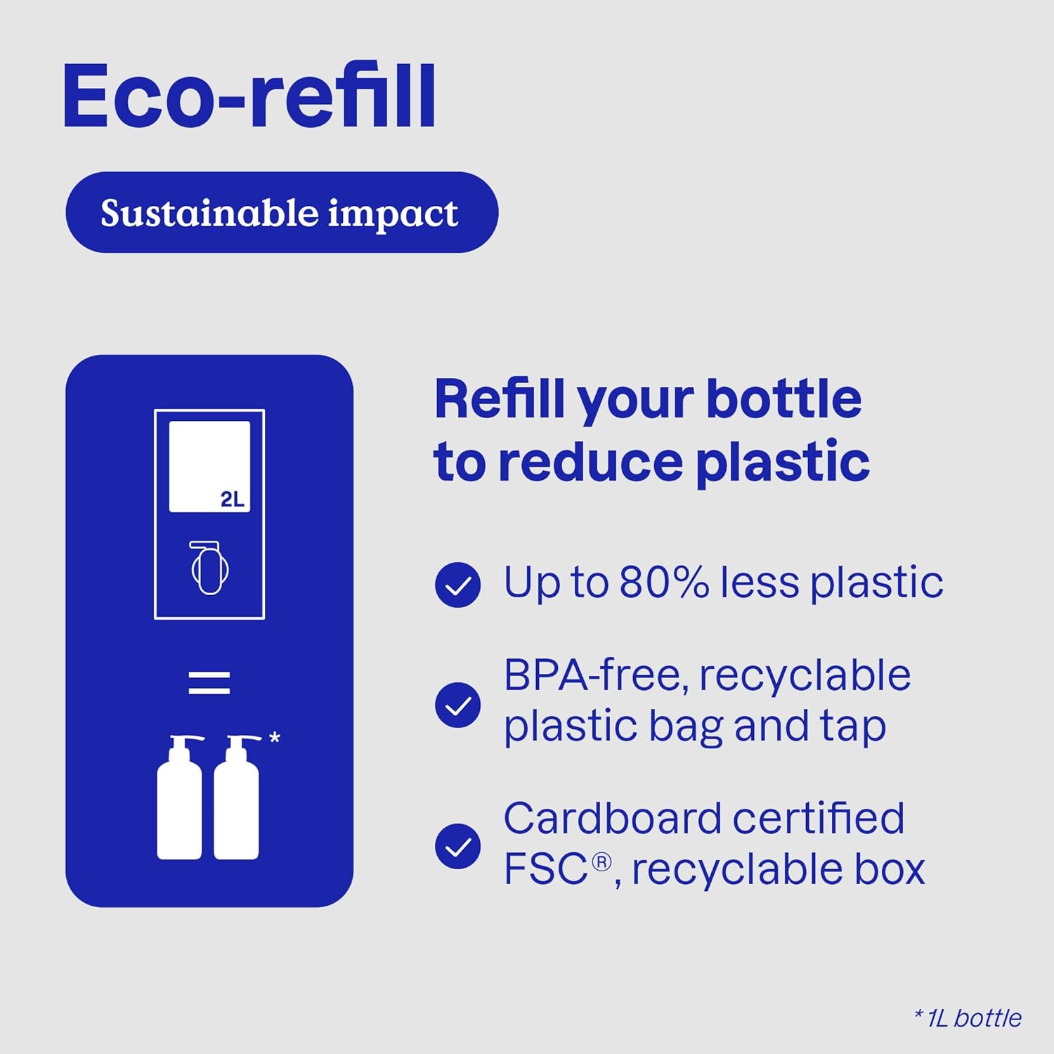 ATTITUDE Dish Soap Refill, EWG Verified, Plant-Based & Vegan Dishwashing Liquid, Naturally Derived, Unscented, 67.6 Fl Oz (Pack of 4)