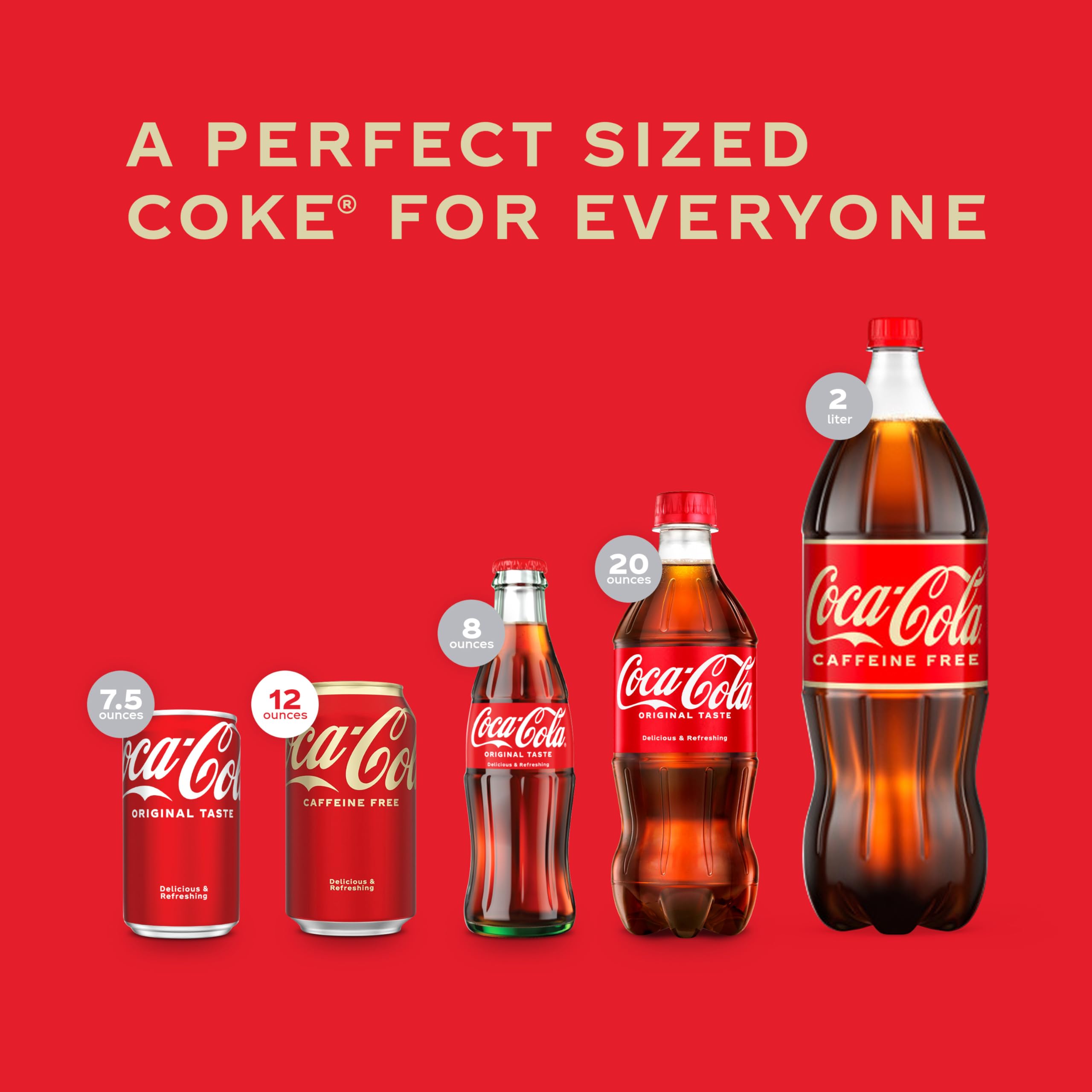 Caffeine Free Coca-Cola, 12 fl oz, 12 Pack