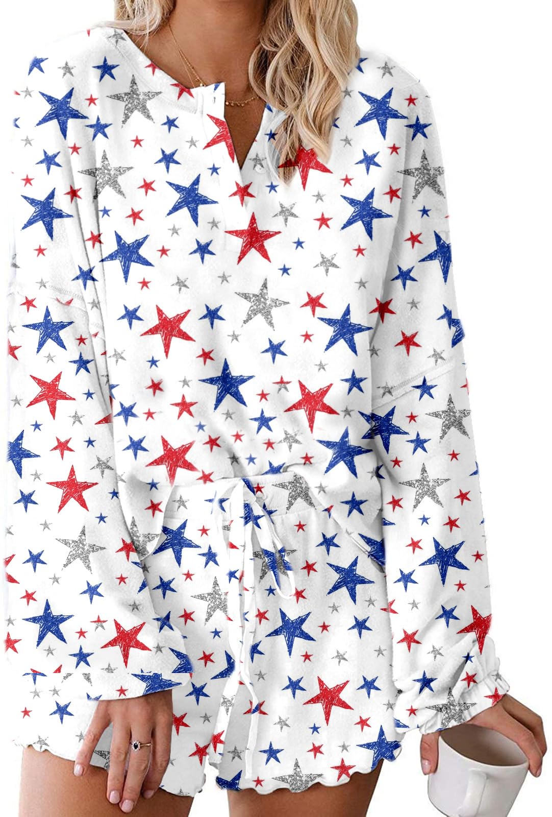 Roshop Patriotic Pajama Set