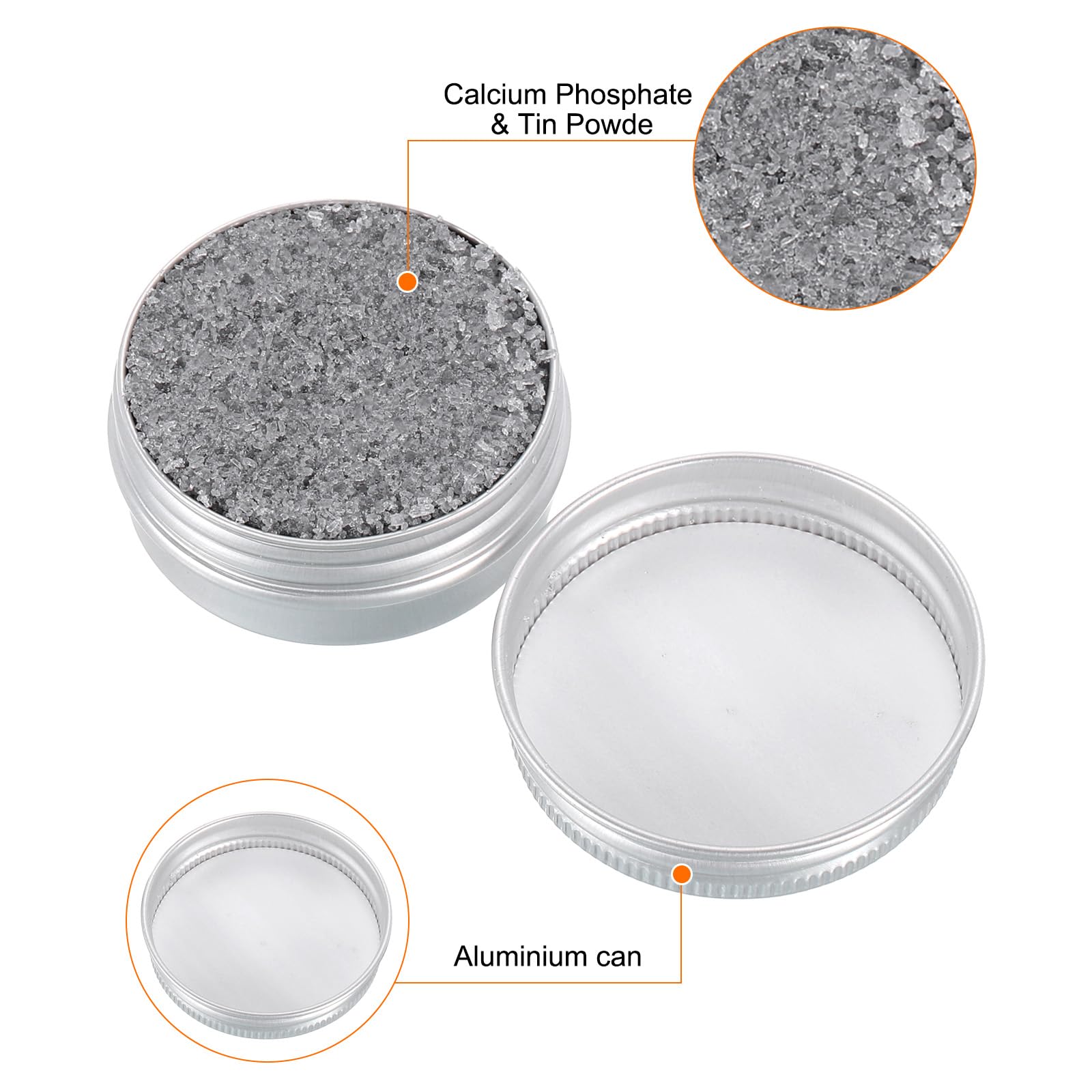QUARKZMAN 4pcs Tip Tinner 26g Nettoyant Pour Pointes De Soudure Pour Enlever L'Oxydation Pate De Resurrection Pour Pointes De Fer A Souder Poudre D'Etain Pate De Resurrection
