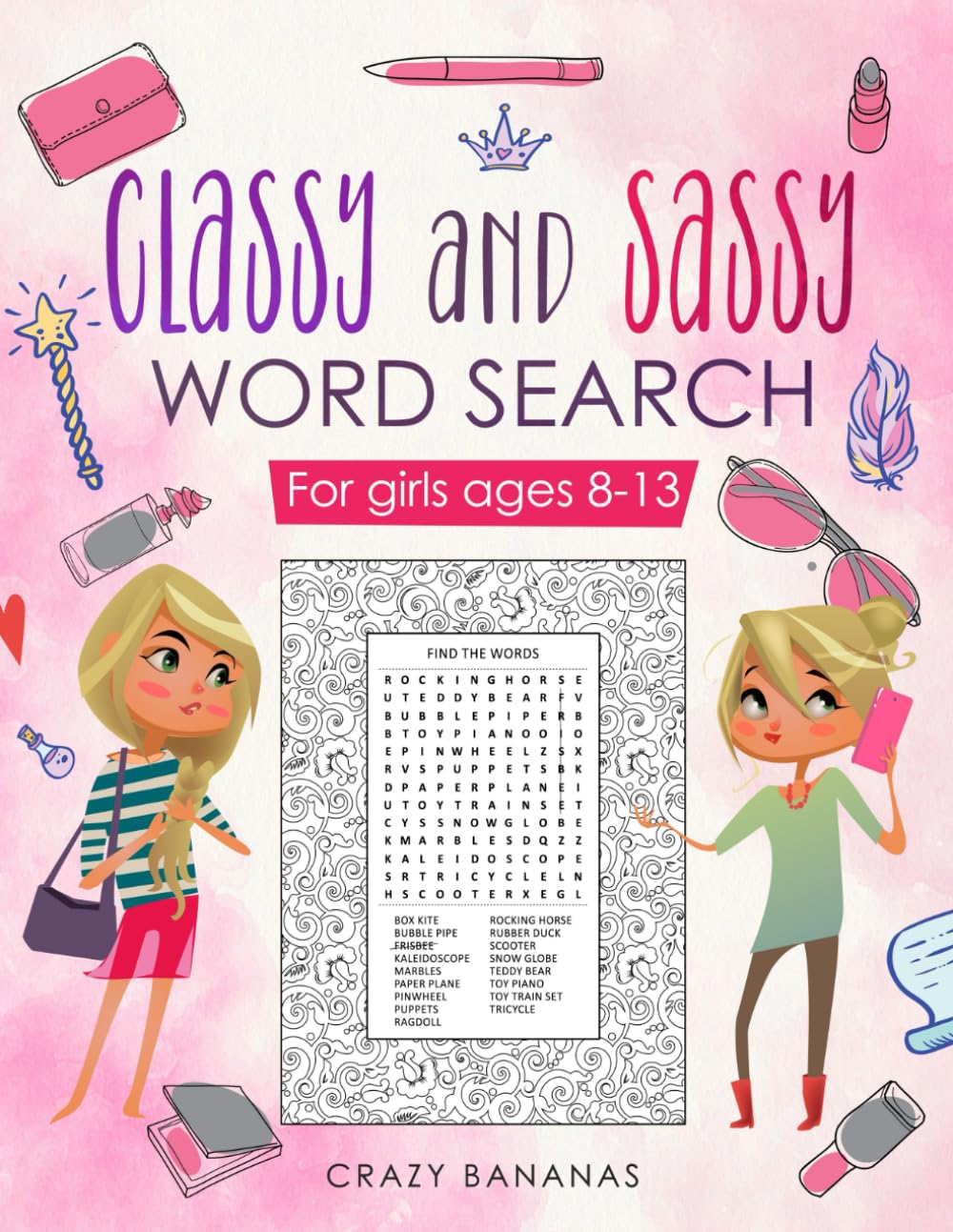 Classy and Sassy Word Search: For Girls Ages 8-13 (Puzzle Game, Teenager Gift Idea)