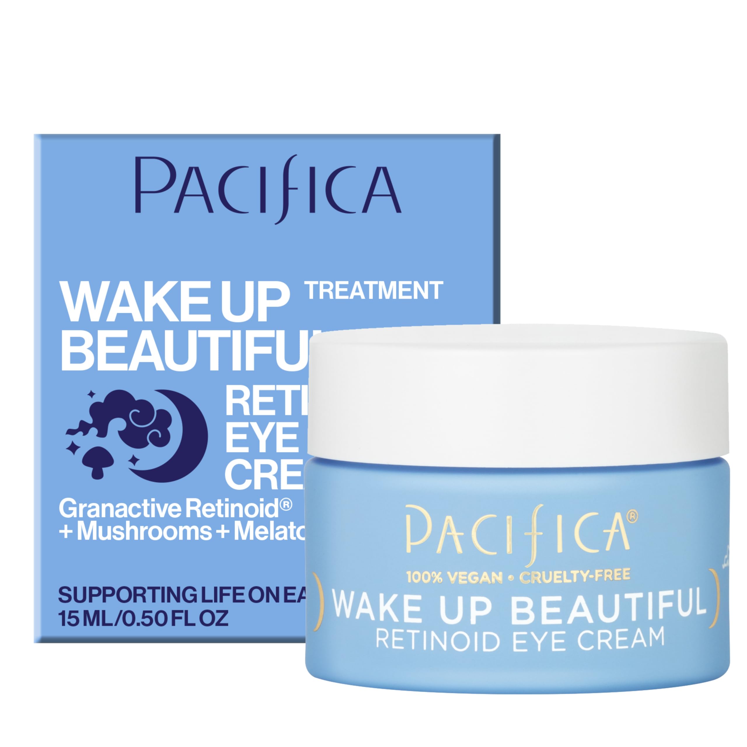 Pacifica Wake Up Beautiful Retinoid Eye Cream For Unisex 0.5 oz Eye Cream