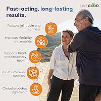 Vista 5 de LIVEGOOD™ Factor 4, Omega 3 Fish Oil with EPA & DHA, CoQ10, and Turmeric, Advanced Q10 Coenzyme & CoQ10 Supplements, DHA Supplements for Heart