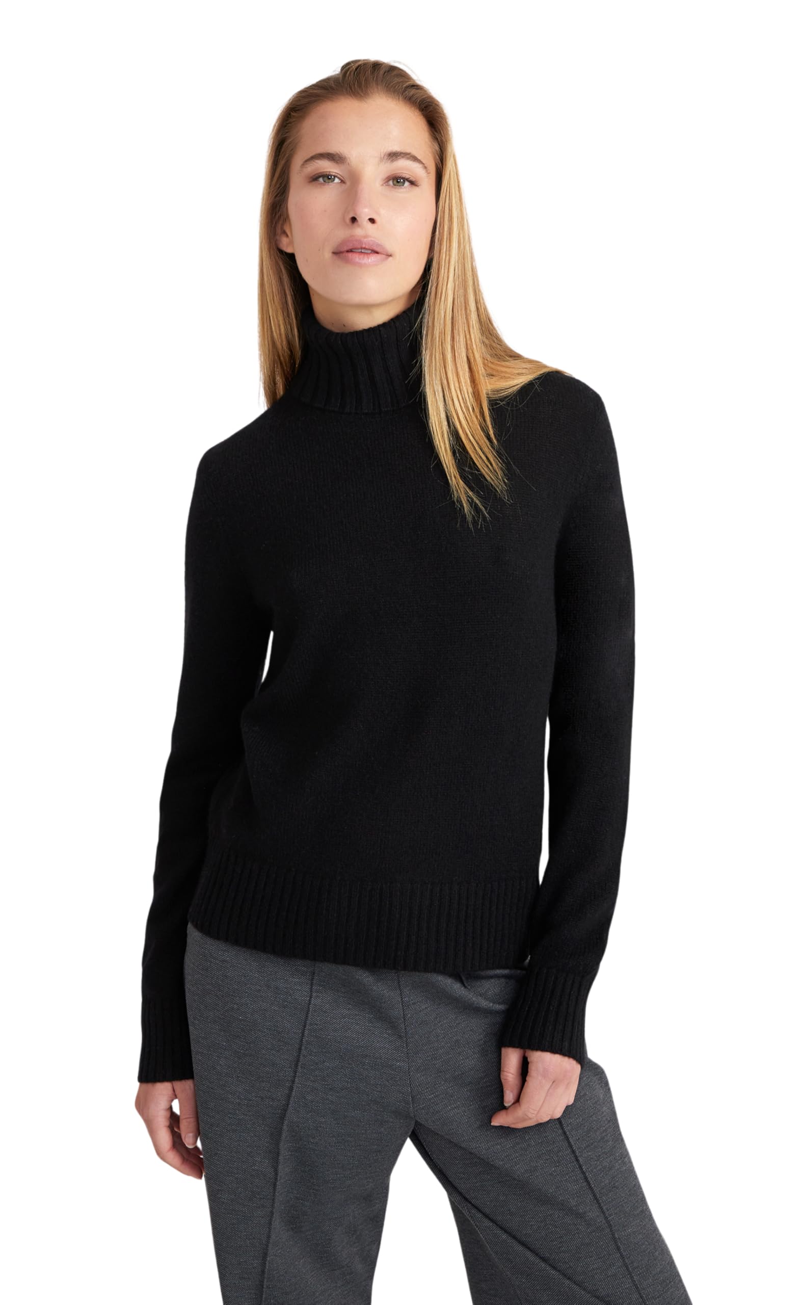 Style & Republic Women's 100% Cashmere Turtleneck