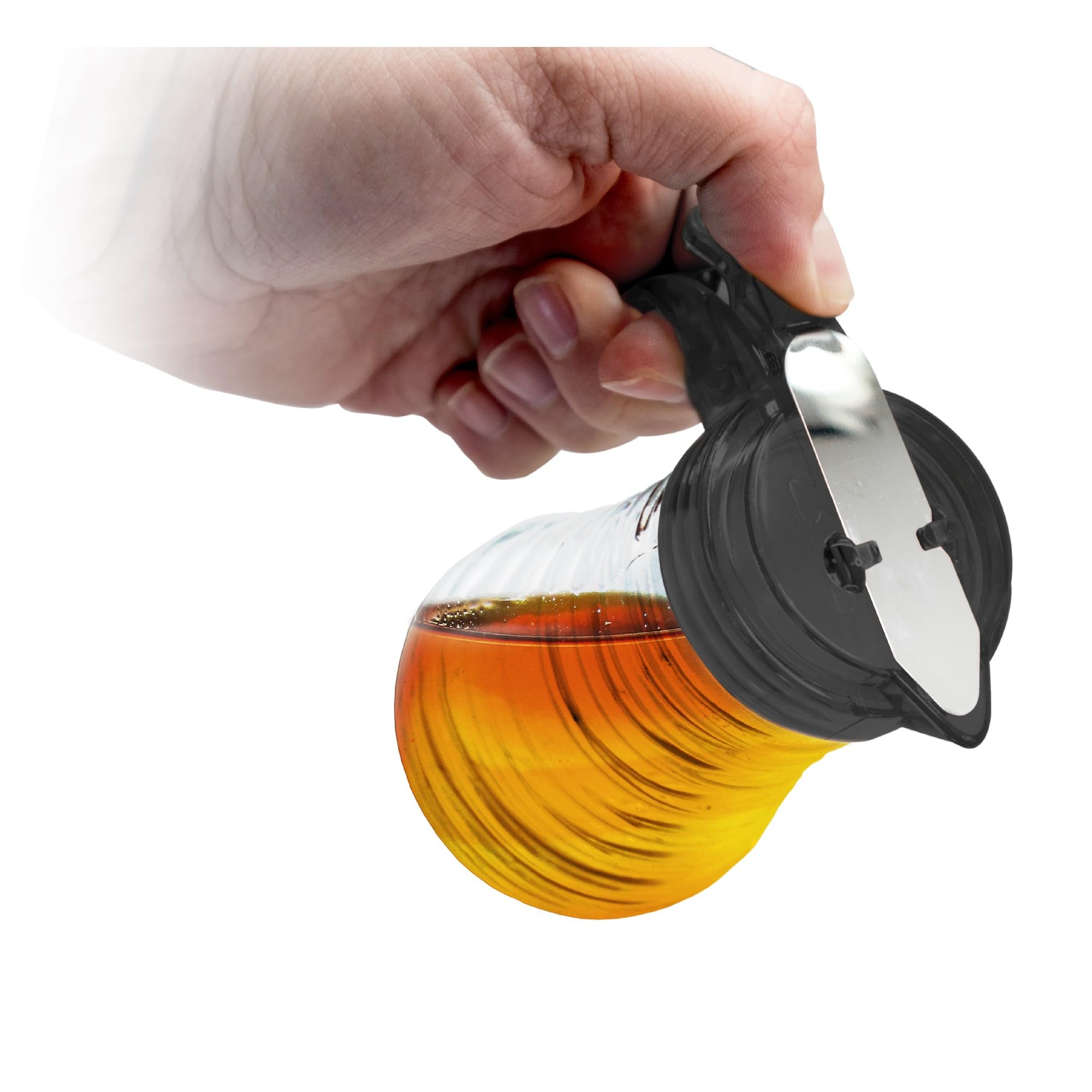 Nerthus FIH 347 jarra miel cristal dispensador miel transparente