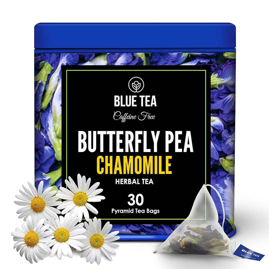 茶  Blue Tea Amazon.com : BLUE TEA - Butterfly Pea Flower Tea - 10 Count