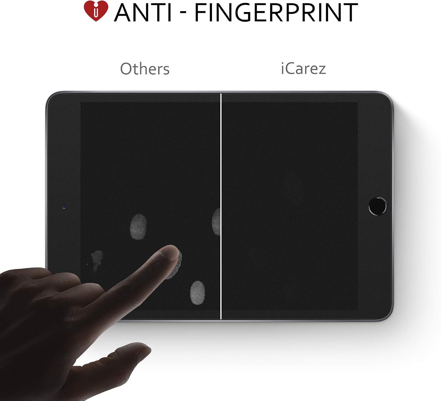 iCarez Matte Screen Protector for iPad Mini 2019 (iPad Mini 5) 7.9-inches, 2-Pack Anti-glare Not Glass
