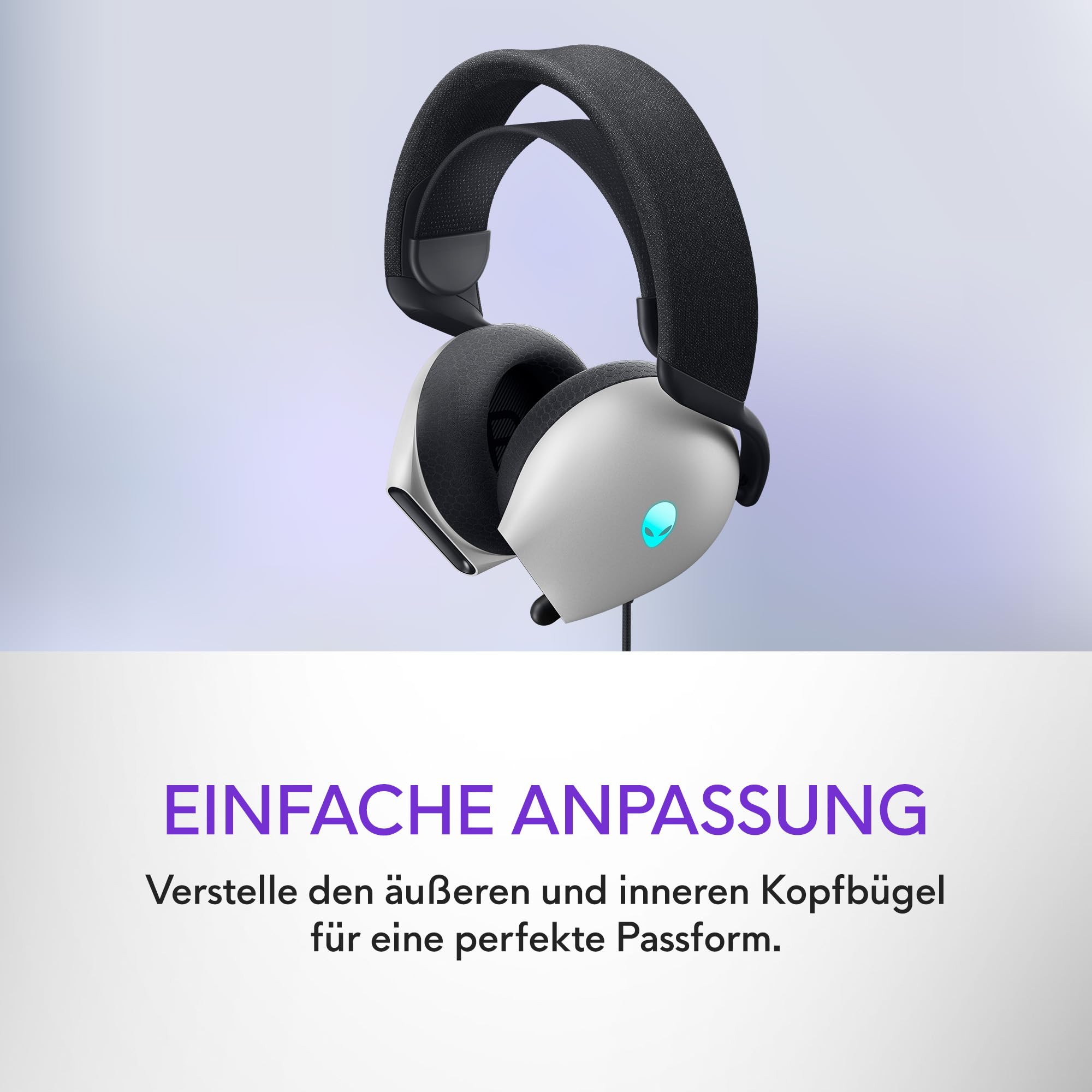 Alienware kabelgebundenes Gaming Headset - AW520H |Windows | Kopfhörer (USB) | Hi-Res Audio | Headset Mikrofon | 20-40000 Hz | Gewicht 337 g