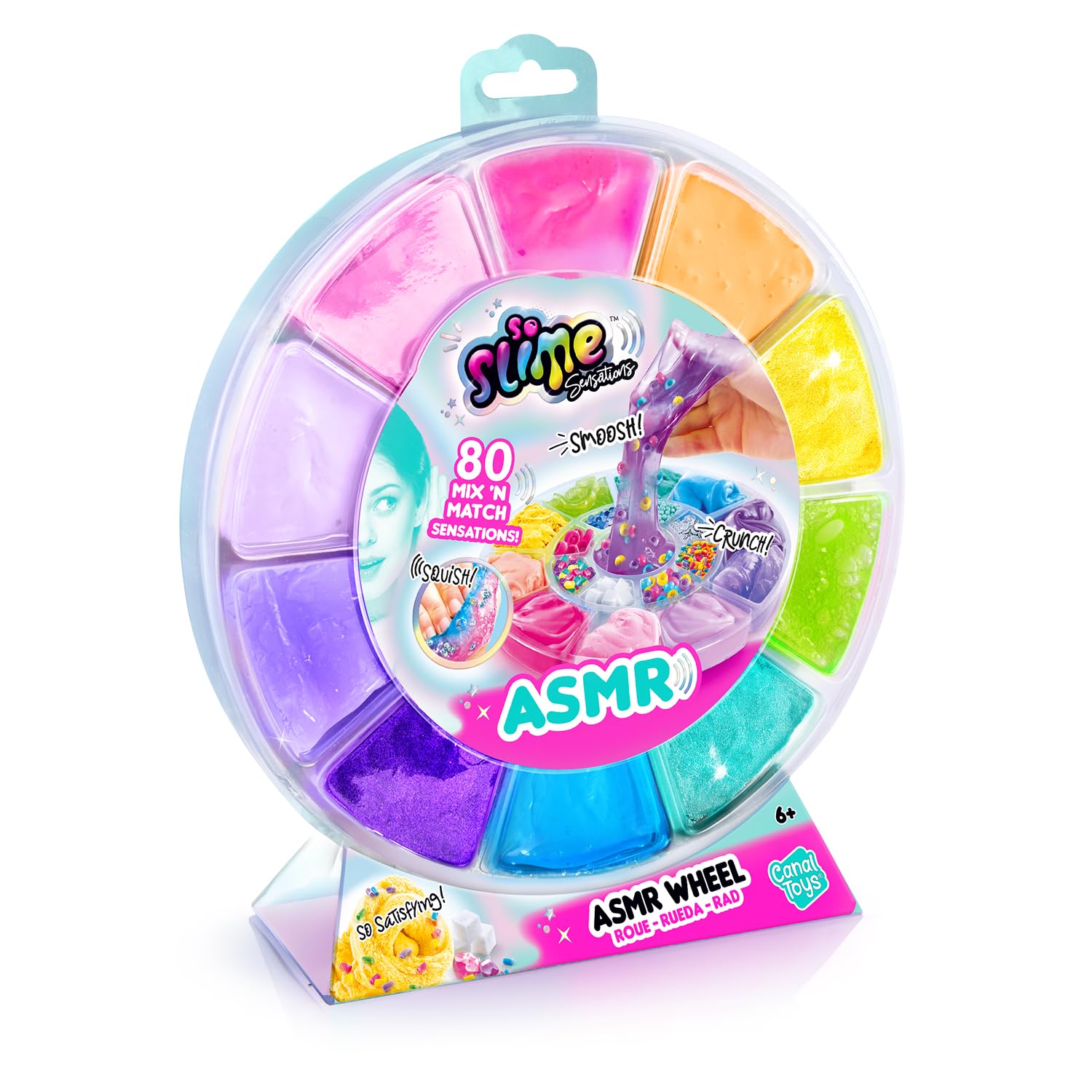 Canal Toys So Slime - Crazy ASMR Mix Satisfying Textures - Creative Hobbies for Kids - Ages 6+ - SSB 009, Multi-Colour, One Size