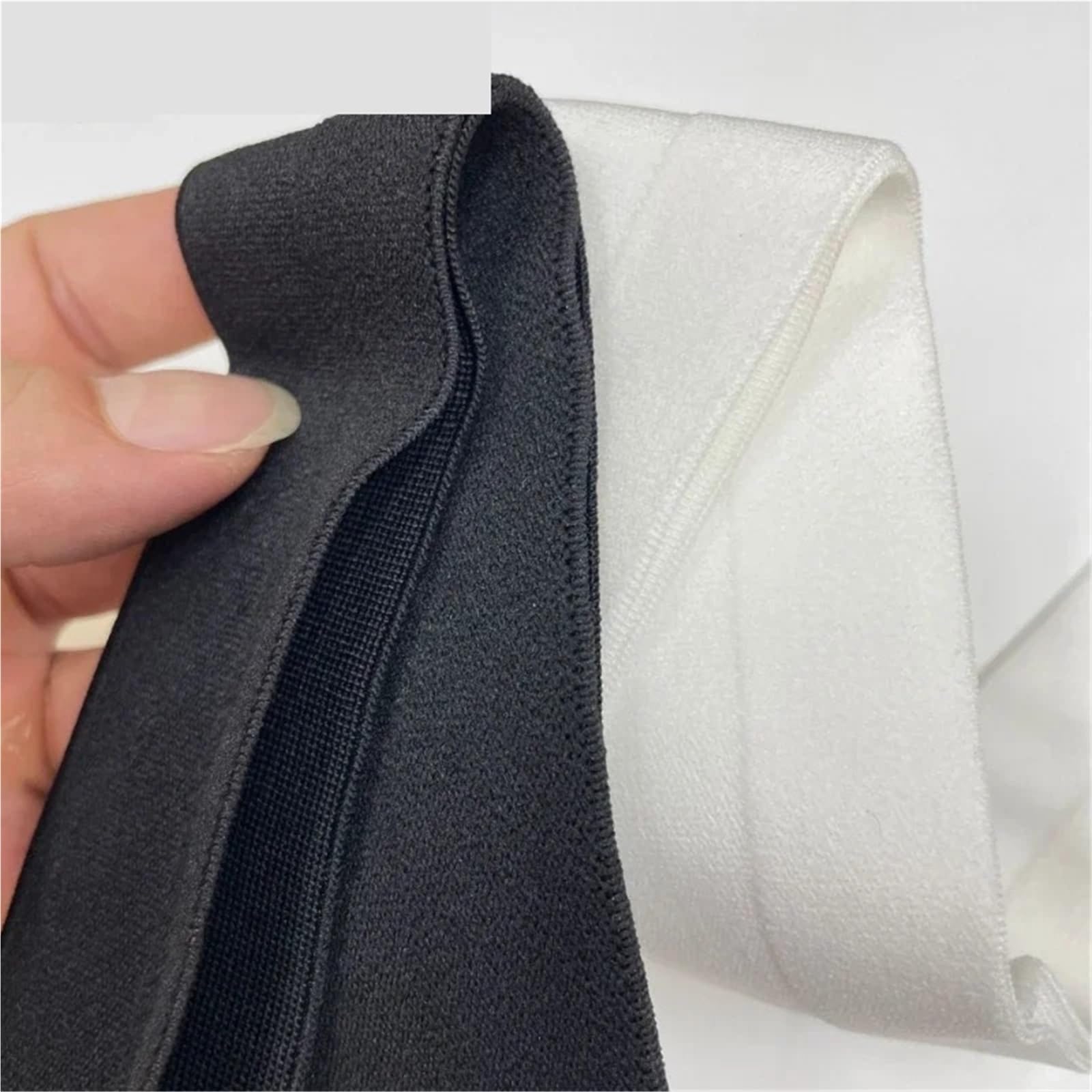 Banda Elástica de Nailon Banda elástica abierta de nailon | Cinta elástica en forma de Y for ropa interior, bandas de goma for pantalones, accesorios de costura(White,10Yards,40mm)