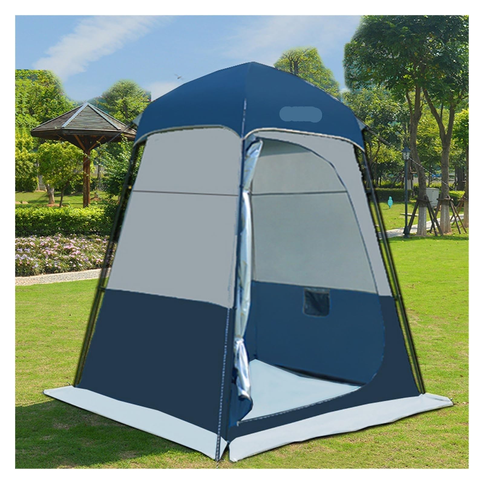 Tenda da doccia portatile per esterni, spogliatoio, protezione solare da campeggio, installazione rapida, ideale per una persona