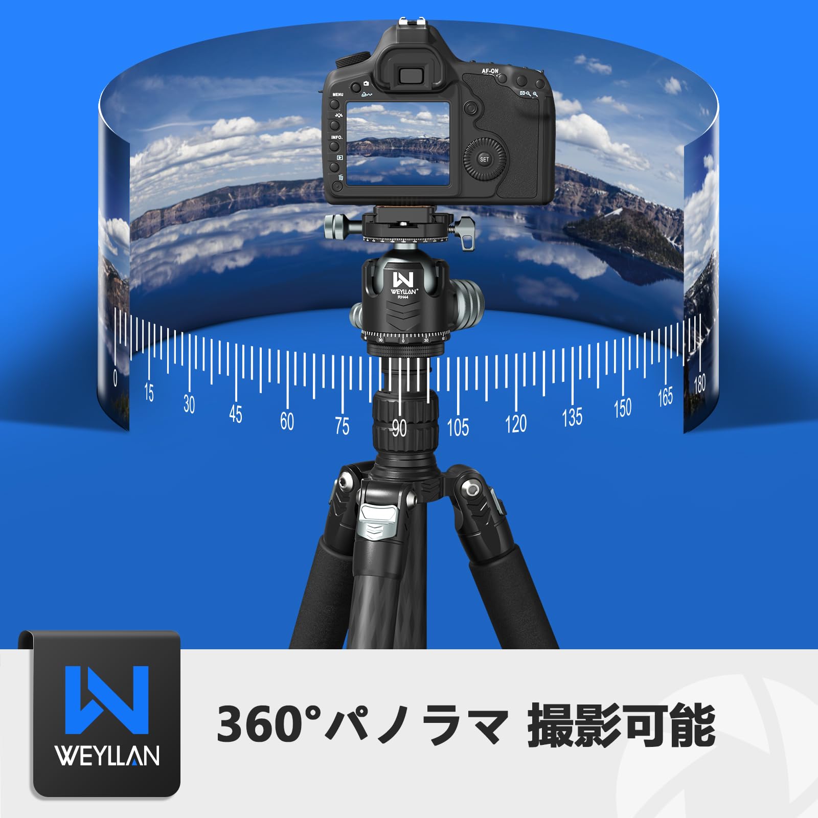 WEYLLAN 自由雲台 360°回転可能 小型 軽量ボール雲台 耐荷重25KG 44mmパイプ径採用 持ち運び便利 小型ボール雲台 高安定性小型三脚 写真 Amazon | WEYLLAN 自由雲台 360°回転可能 小型 軽量ボール雲台 耐荷重