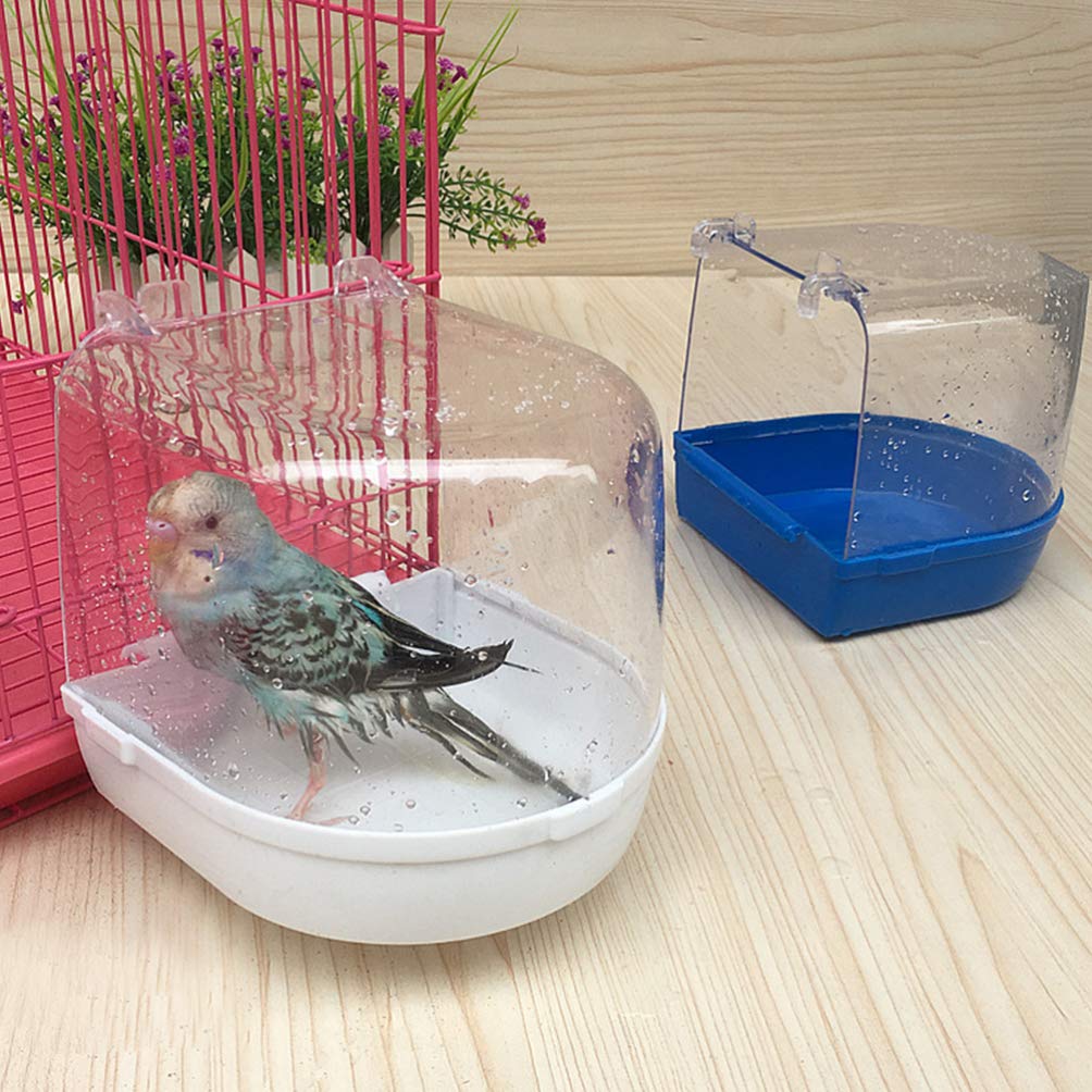 POPETPOP Pequeño Dispensador De Agua Jaula De para Pájaros Jaula para Periquitos Bebedero para Periquitos Jaulas De Pájaros para Periquitos Jaulas para Pajaros Pájaro Loro Limpio