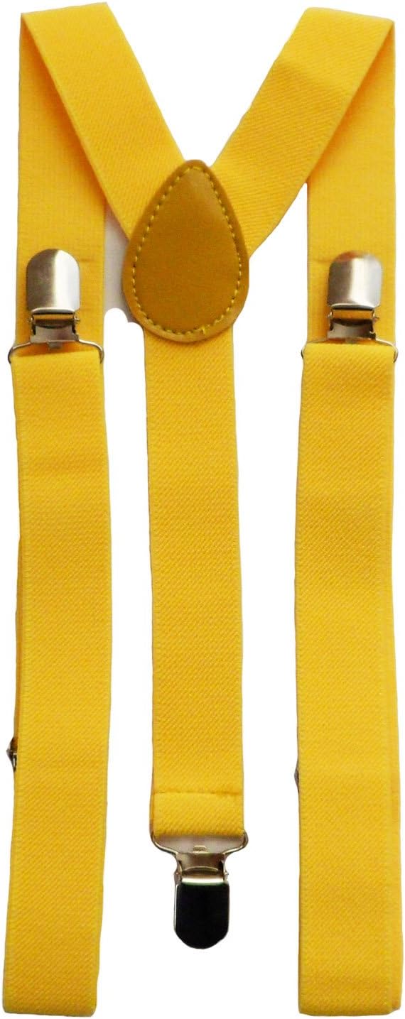 BB AccessoriesBraces / Suspenders - Plain Colours Yellow