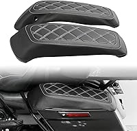 Vista 12 de TCMT Cubierta de tapas de maletero con costuras azules compatible con Harley Touring 2014-2025 Road King Road Street Electra Glide Pack