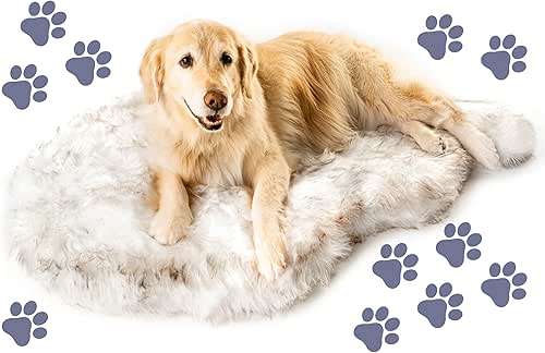 PAW BRANDS PupRug Orthopedic Dog Bed for Large Dogs with