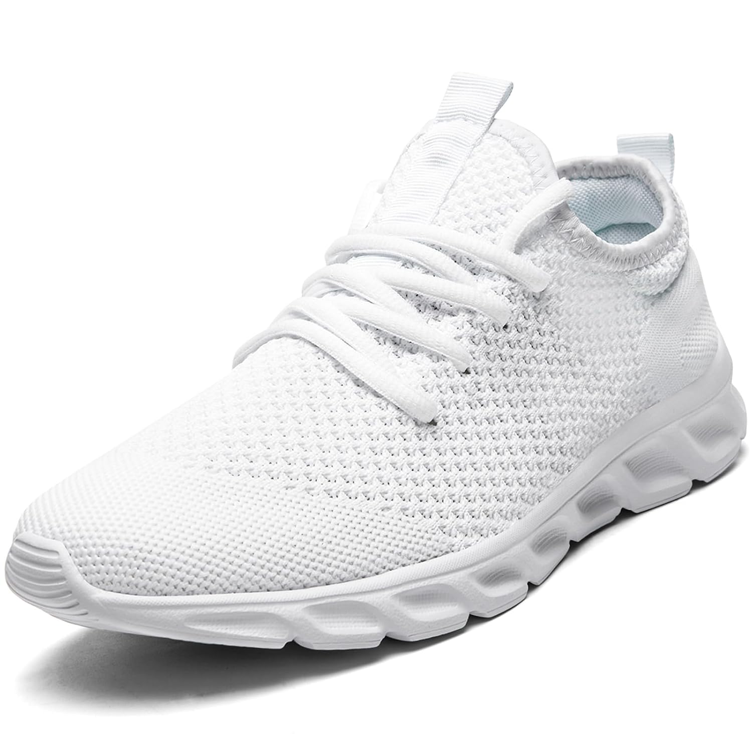 Mens Running Shoes Tennis Walking Gym Workout Slip On Athletic Fashion Sneakers Lightweight Breathable Sports Jogging Casual Shoe