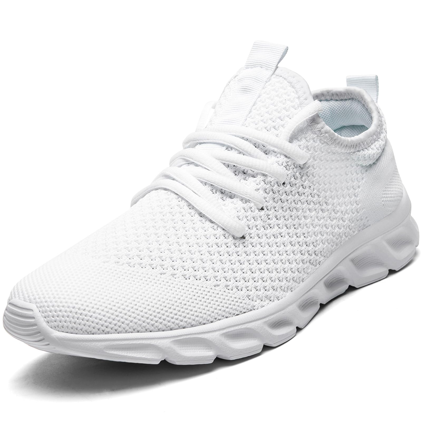 Mens Running Shoes Tennis Walking Gym Workout Slip On Athletic Fashion Sneakers Lightweight Breathable Sports Jogging Casual Shoe