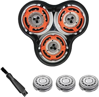 Cabezal de Afeitado de Recambio Completo para Serie 9000, Cuchillas de Repuesto para Afeitadora de Cabeza, Compatible con S9000 SH90