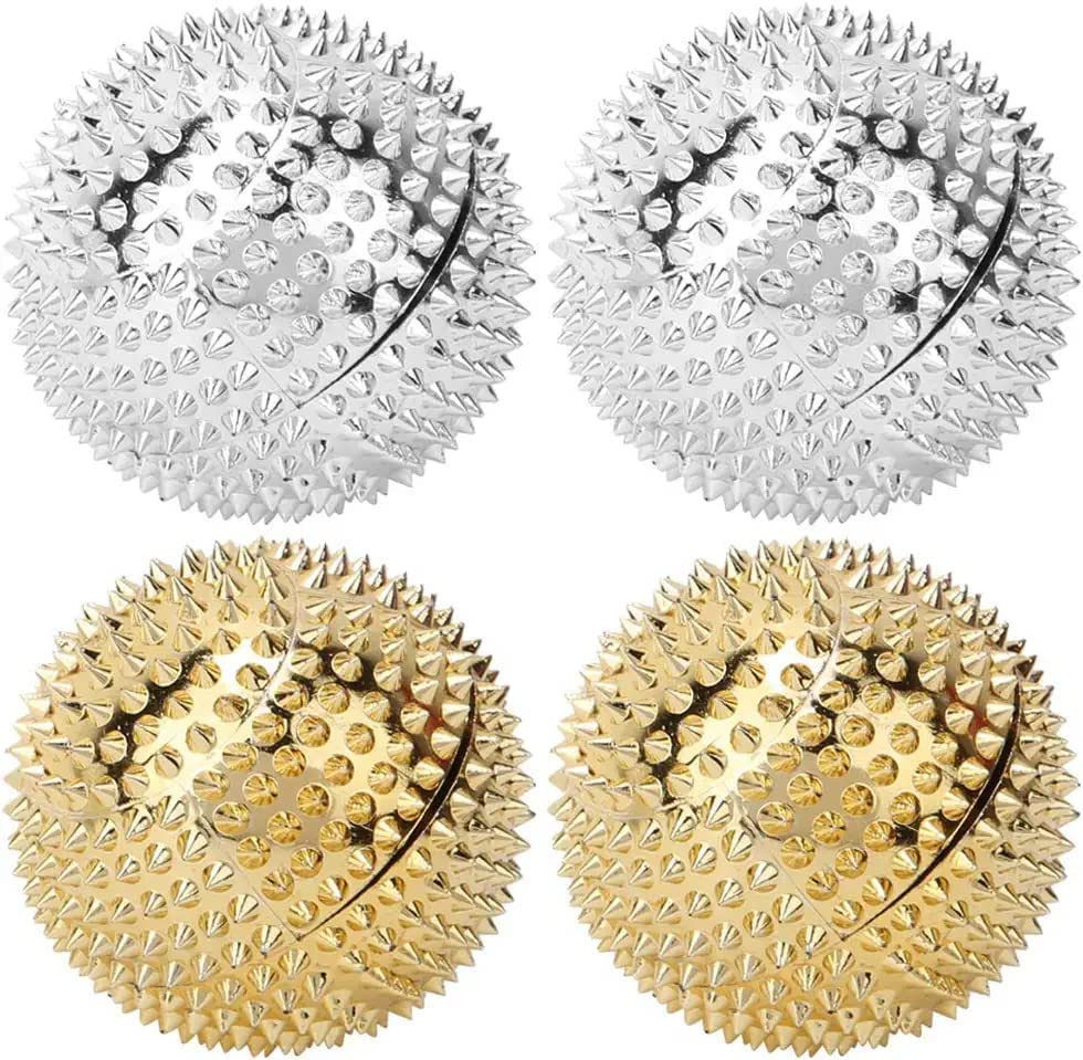 Duuous Elite Healthcare 2 Pairs Spike Massage Balls Magnetic Hand Massage Ball (B0C17GD2R2) Amazon Price History, Amazon Price Tracker