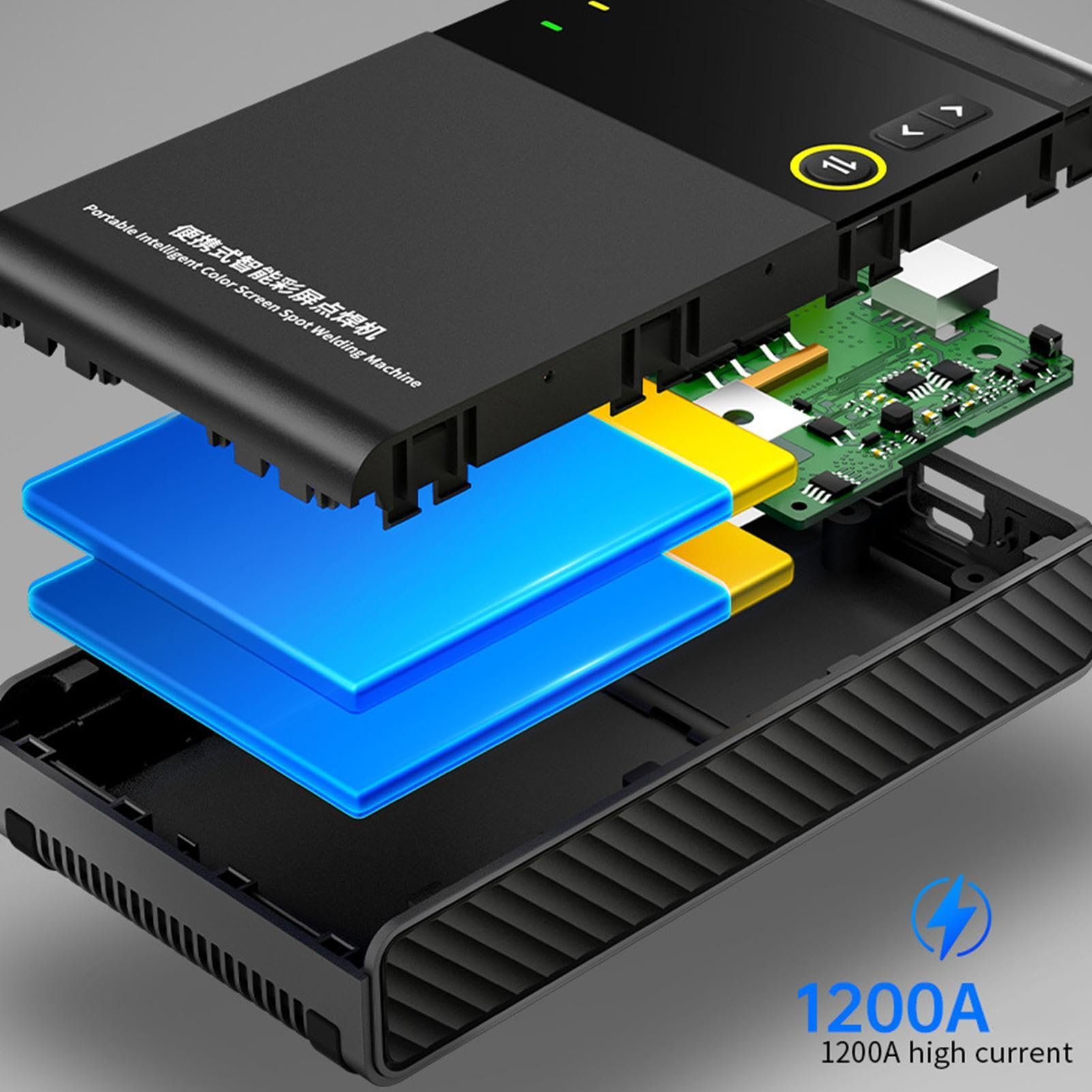 Soldador Por Puntos Máquina Soldadora De Puntos Portátil Herramienta Para | Máquina De Soldadura Por Puntos Portátil Con Pantalla LCD Incluida Mini Equipo De Soldadura Manual Para Jo