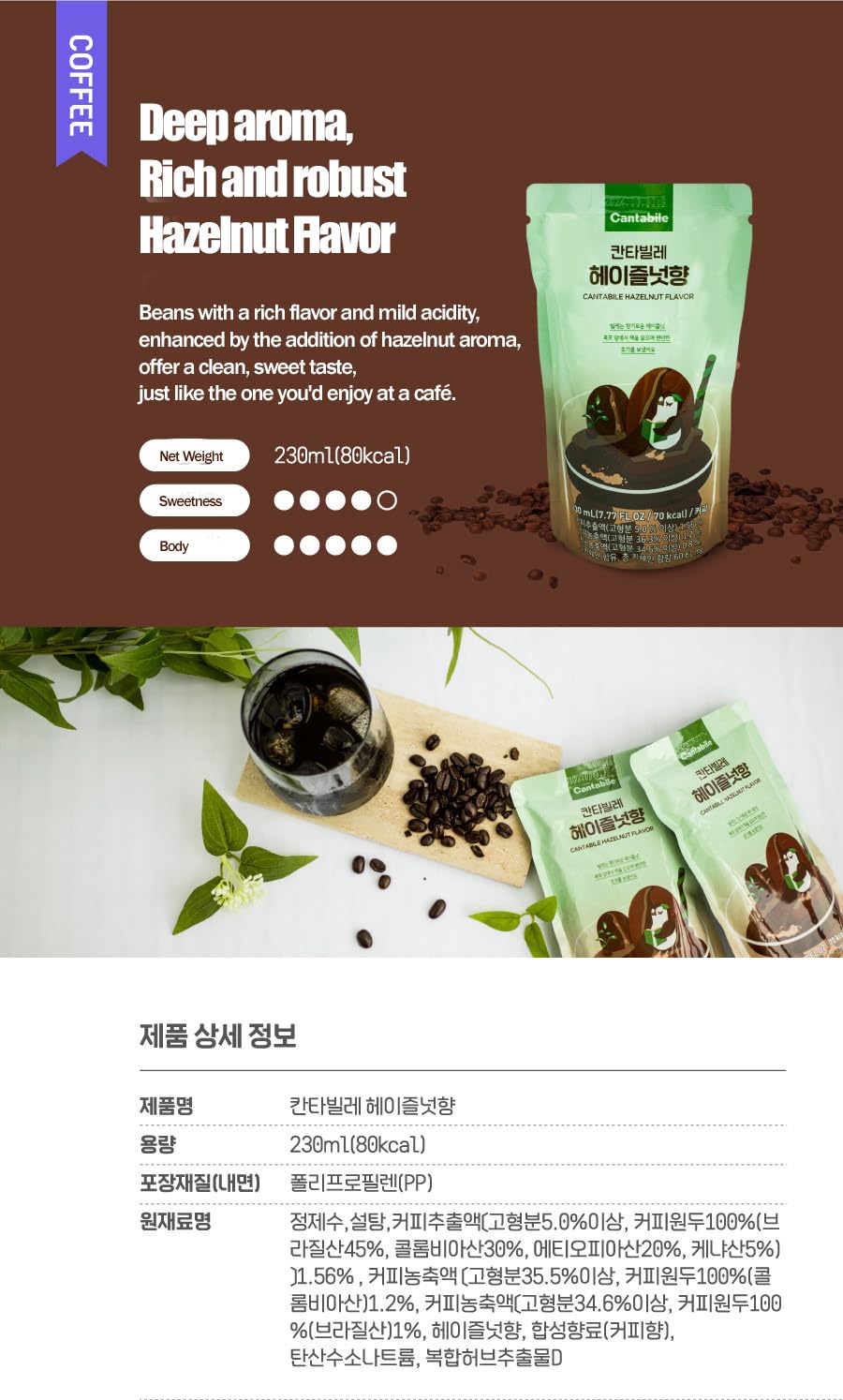 Amazon.com : Cantabile Korean Convenience Store Pouch Drink Ready
