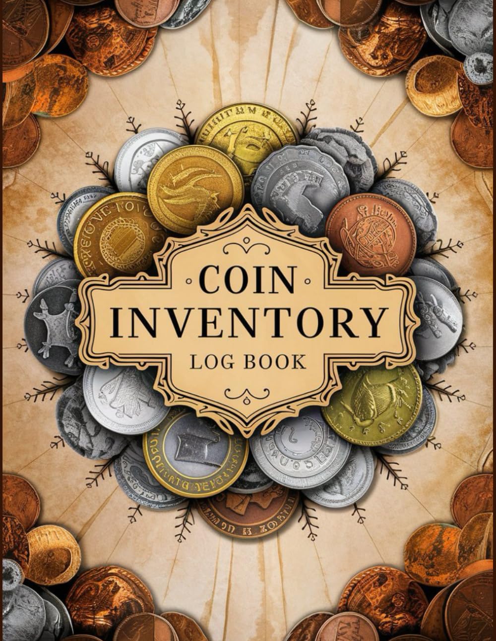 coin collection inventory log book: Coin Collector’s Ledger Record and Organize Your Vintage Coin Collection with Ease