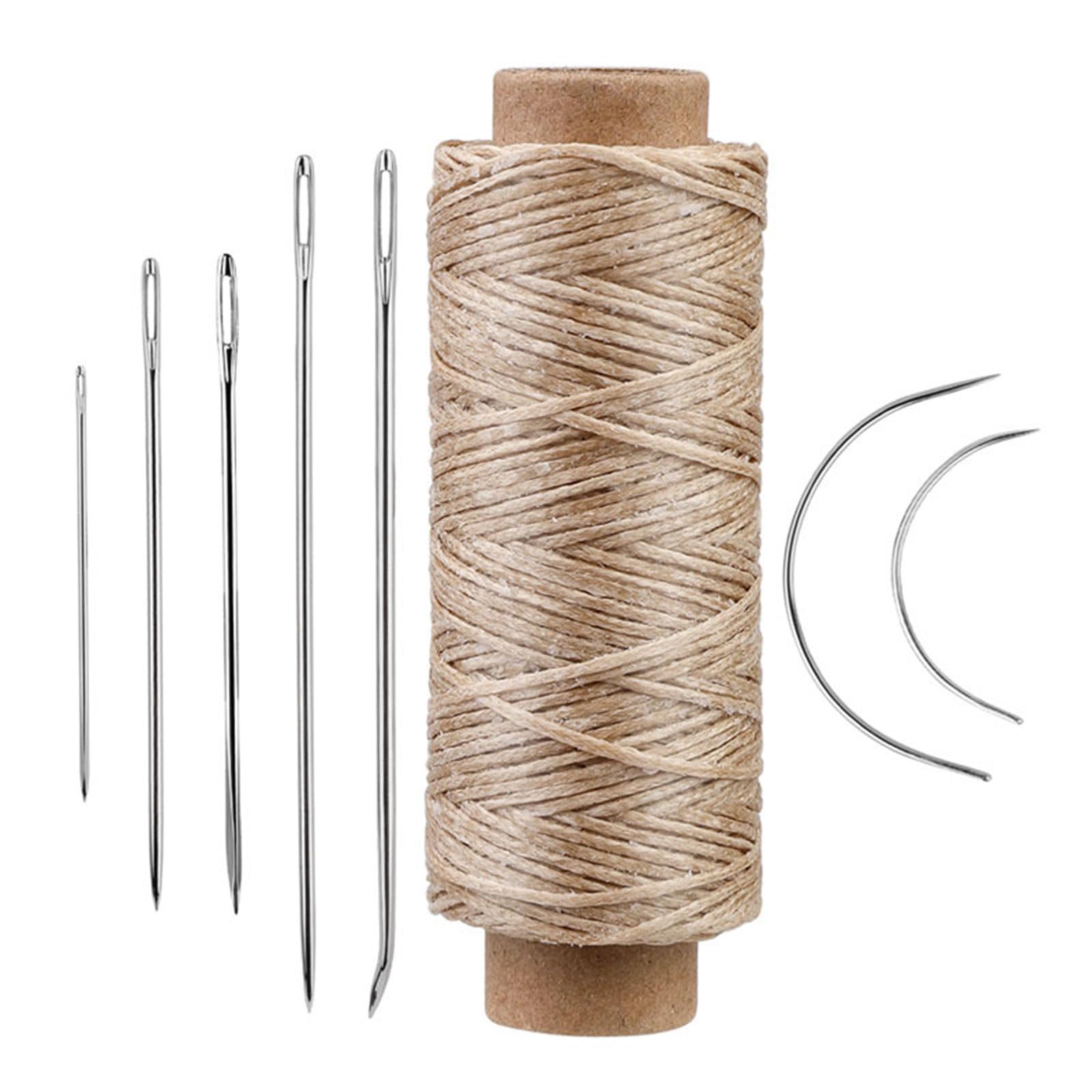 10 Set Leather Sewing Needle Set Curved Needle Upholstery for Craft Leather Hand Sewing
