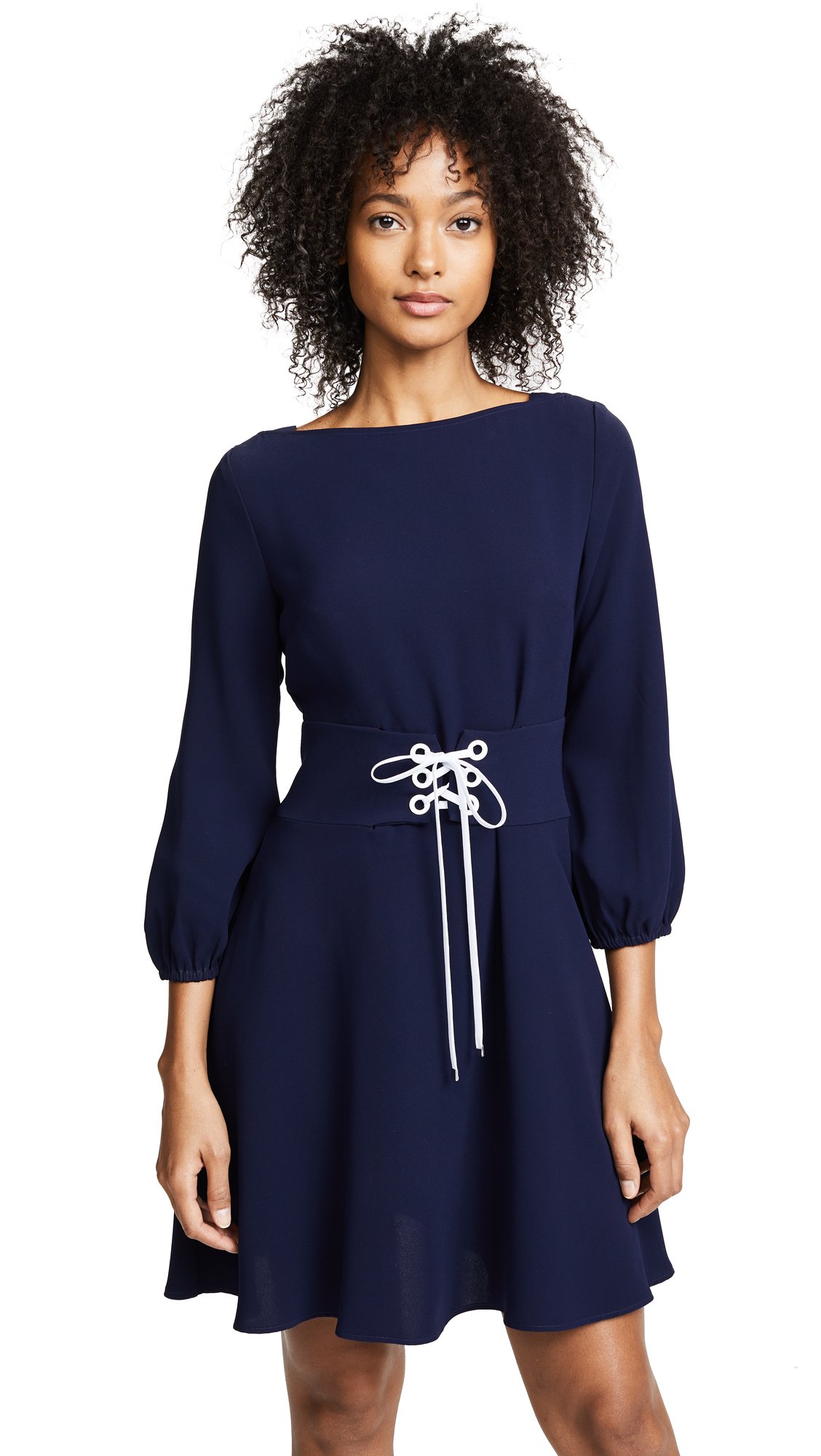 Shoshanna Women's Tomi Long Sleeve Fit and Flare Dress