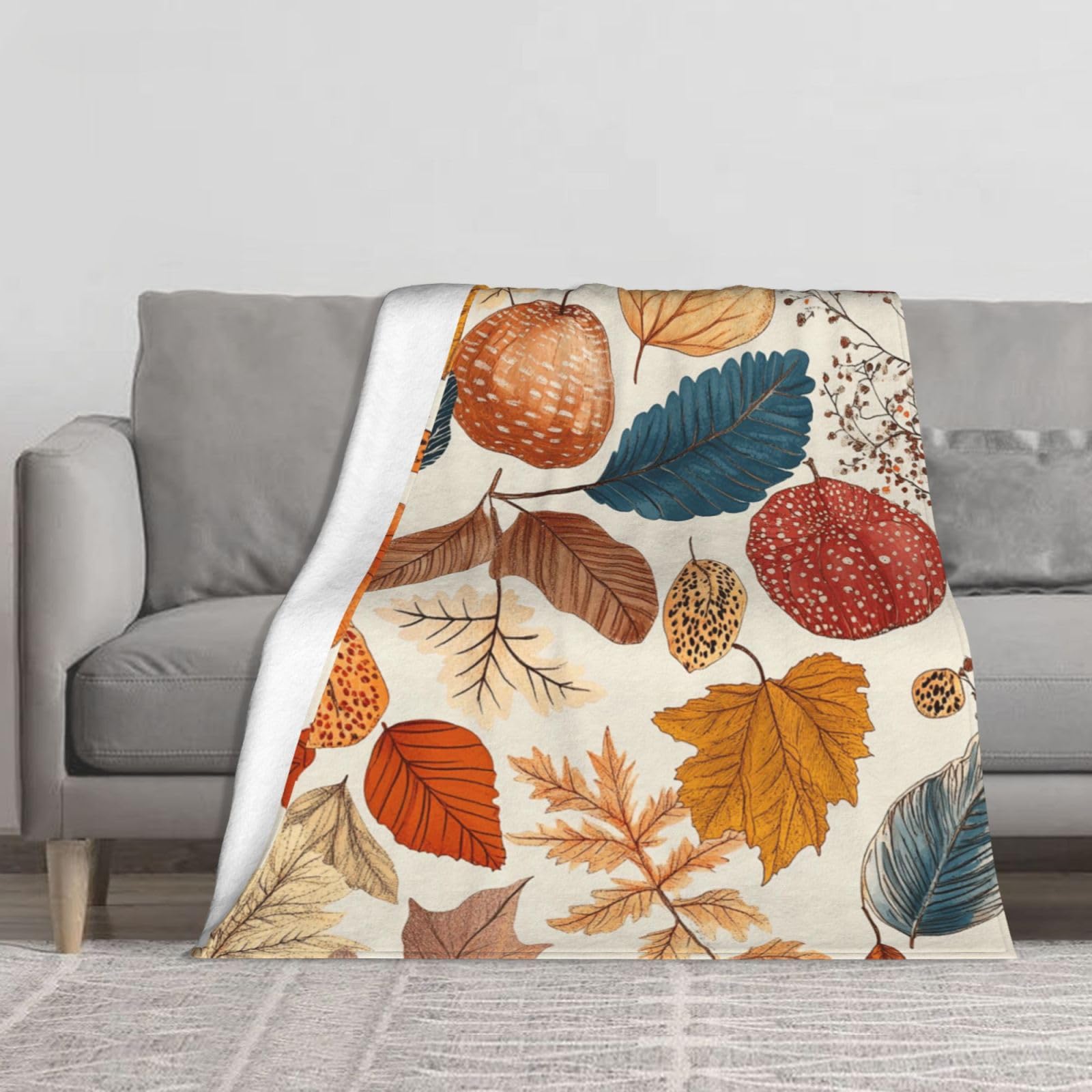Couverture polaire automne en flanelle douce pour lit et canapé