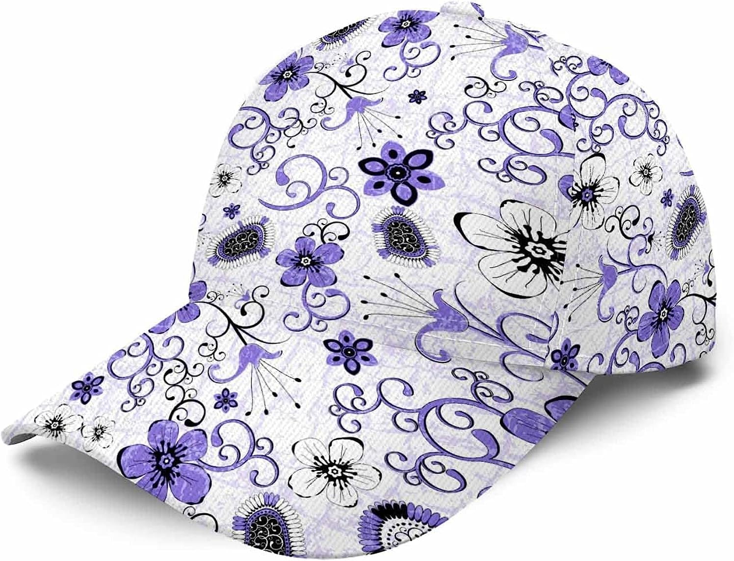 Cappellino Da Baseball Unisex Con Stampa Acquerello Pappagalli E Ramo Di Sakura – Regolabile, Traspirante, Unisex