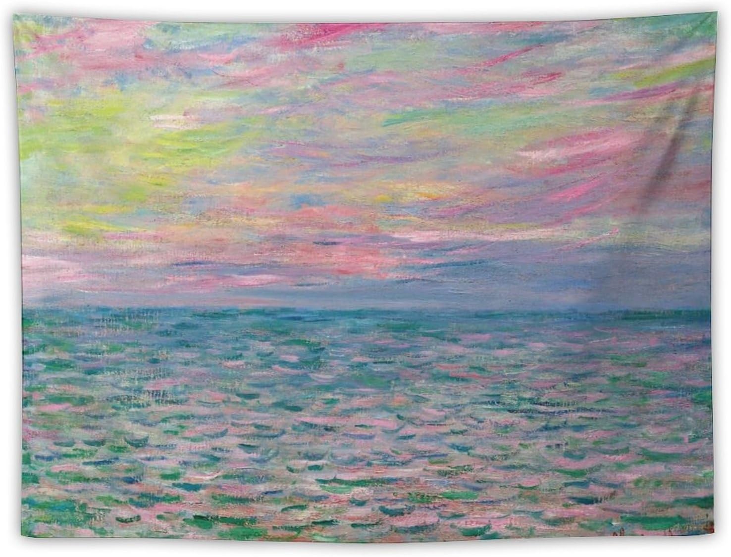 Amazon.co.jp Claude 『プールヴィルの夕日、プリーヌ・メール (1882)』 クール ポスター