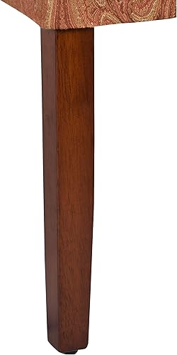 Miniatura 266 de HomePop Parsons - Silla clásica tapizada para comedor Gris ceniza,Azul Demask,Marrón Boucle (paquete individual),Marrón (Brown Damask),Marrón (Brown