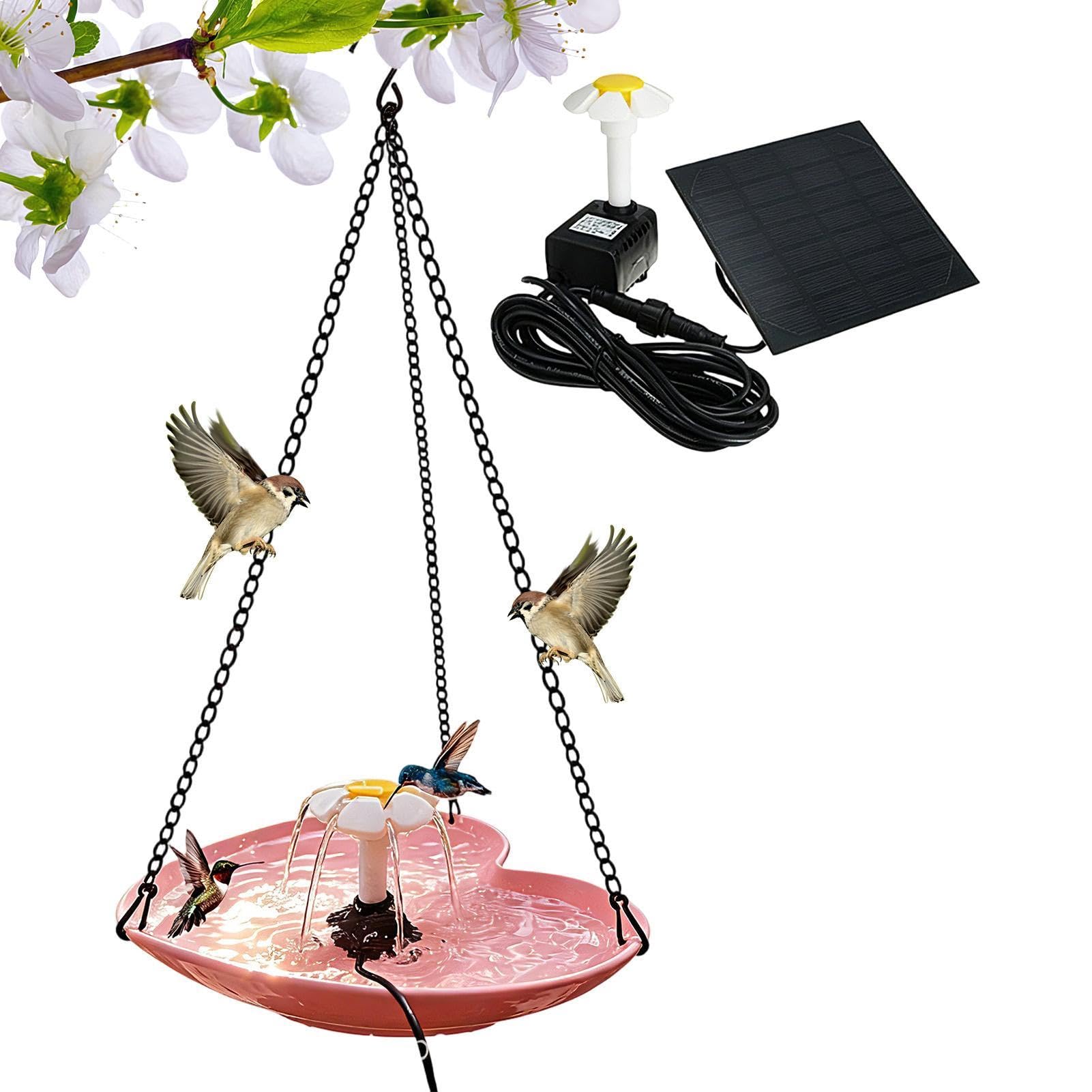 Baño Para Pájaros De Exteriores Cuenco Cascada Colgable