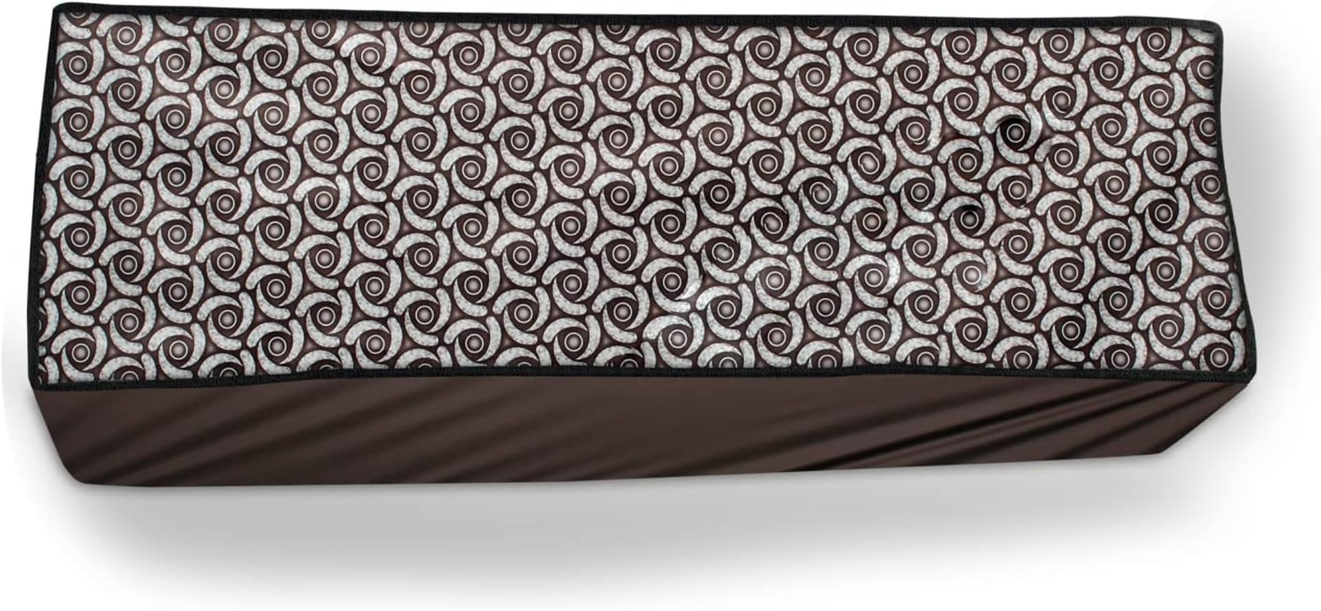 Split AC Cover Indoor Unit For 2 Ton Capacity AC, All Weather Cover/Attractive Digital Prints/Dustproof/Water Resistant Split Ac Cover (Brown Round)