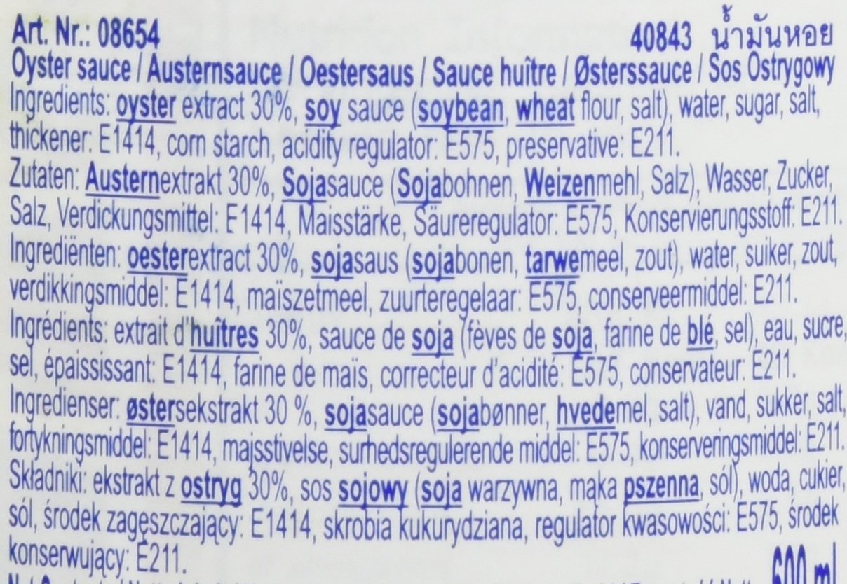 Maekrua Austernsauce, 12er Pack (12 x 600 ml)