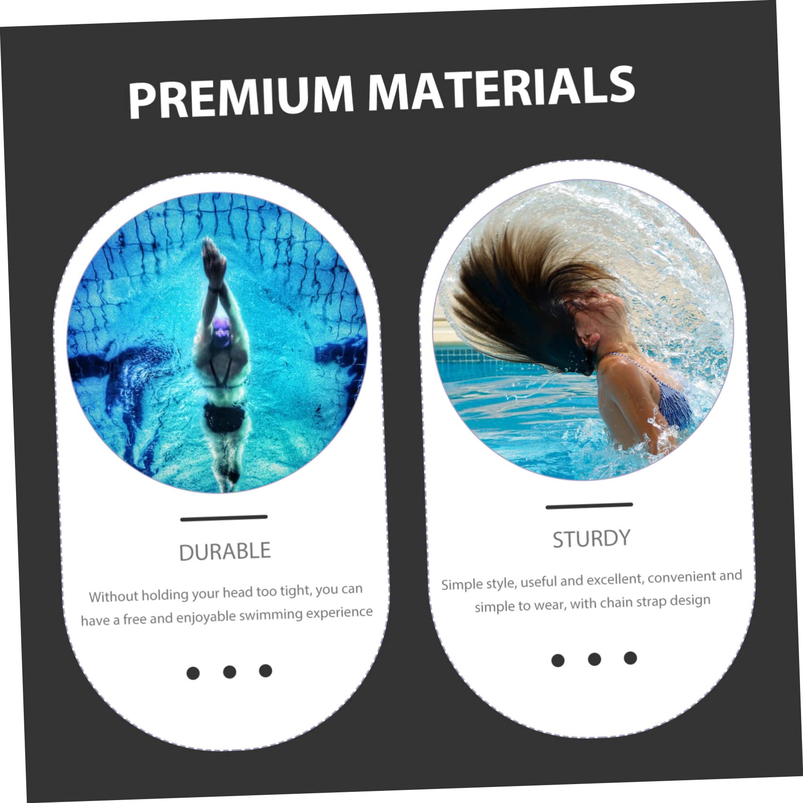 HEMOTON Men's Diving Gear Thermal Scuba Diving Cap Snorkeling Hat Swimming Cap Chin Strap