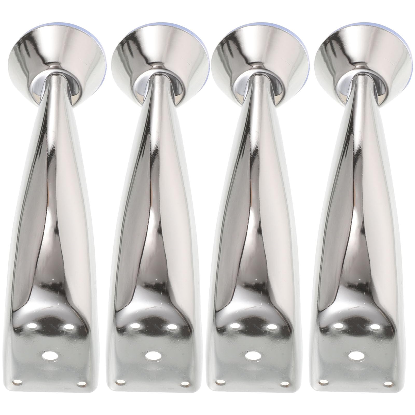 Healeved 4 gambe di supporto per poggiabraccia per manicure, staffe di montaggio curve in ferro per cuscino braccio per manicure e poggiapiedi per pedicure, accessori per poggiapiedi da tavolo da
