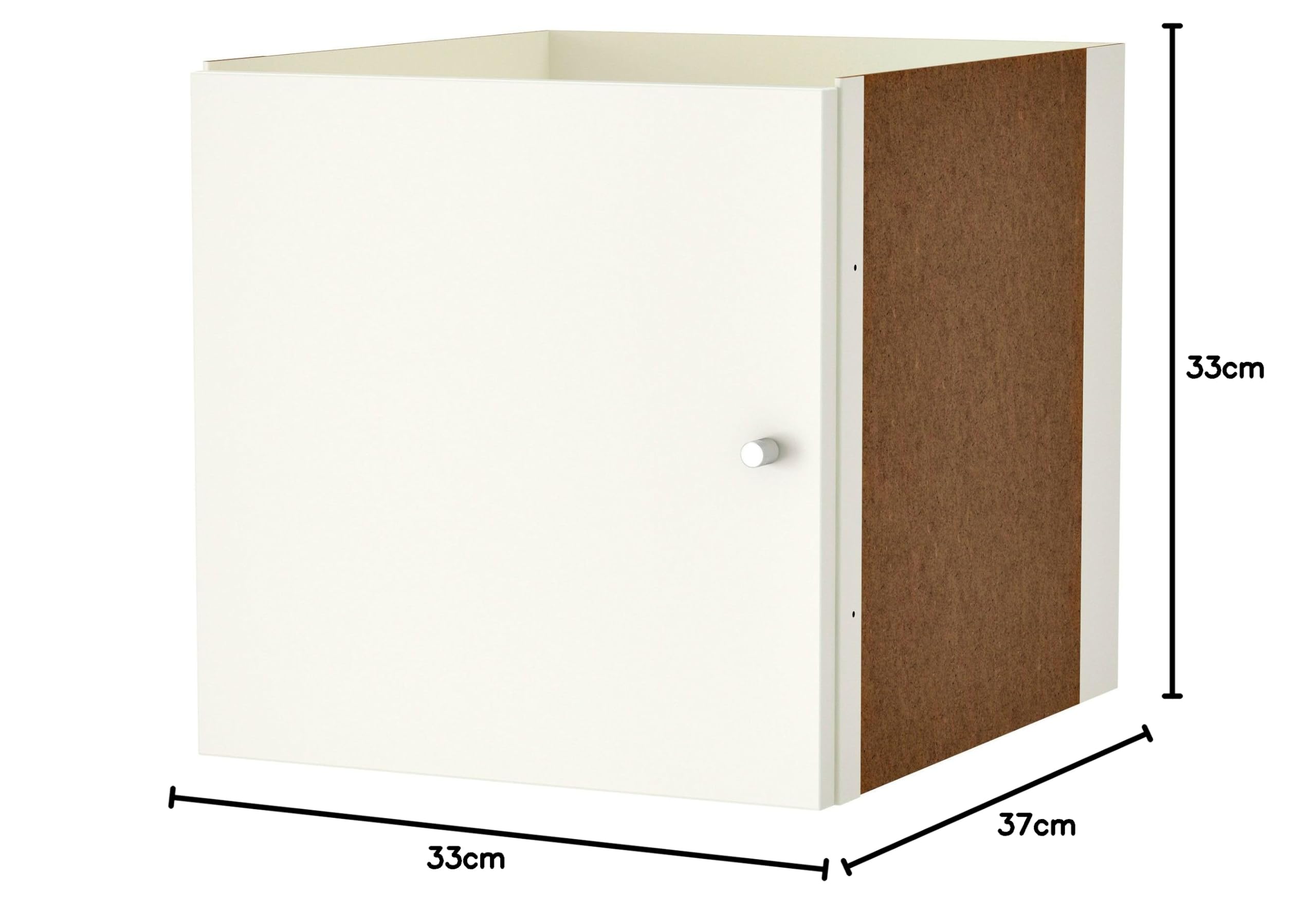 Kallax Insertar armario con puerta, apilable, estantería muebles Ikea