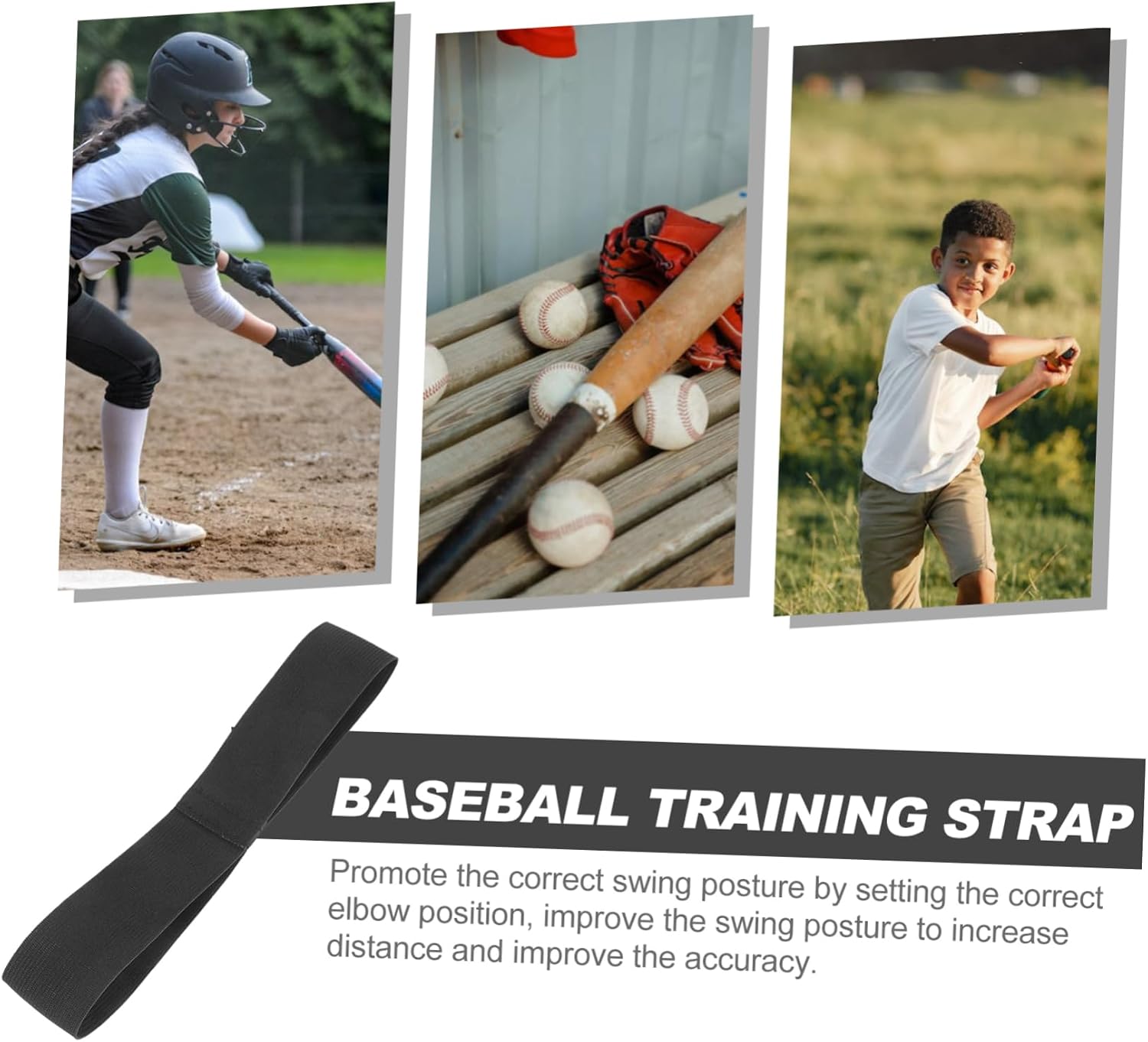 Abaodam Baseball Equipment Balance Trainer Tool Beginner Baseball Accessories Tape Baseball Belt Baseball