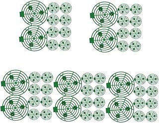 Happyyami Suporte Para Morango 50 Peças Estrutura Circular Plantas De Plástico Vegetação Tomate Suporte Para Morango Melão Estrutura De Escalada Suporte De Morango Para Jardim