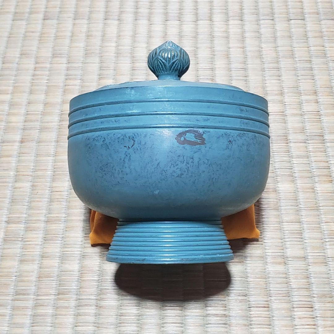 Amazon.co.jp: 香炉 青銅 萩井一司 茶道具 香道具 共箱 共布 : ホーム