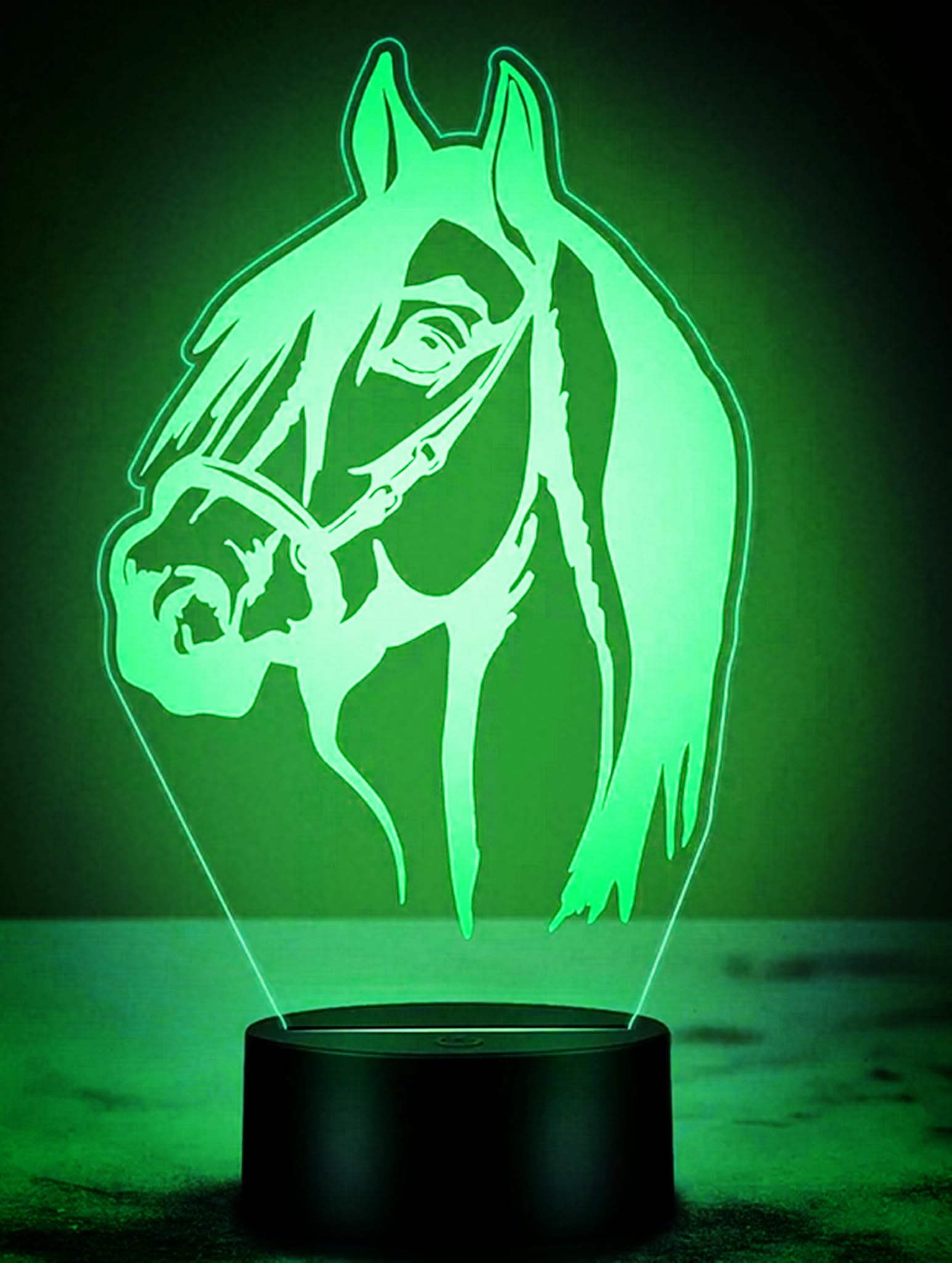 Nastrojowe światło 3D, 7 kolorów, przełącznik dotykowy, USB, lampa stołowa, LED, pomysł na prezent do domu, na imprezę lub urodziny