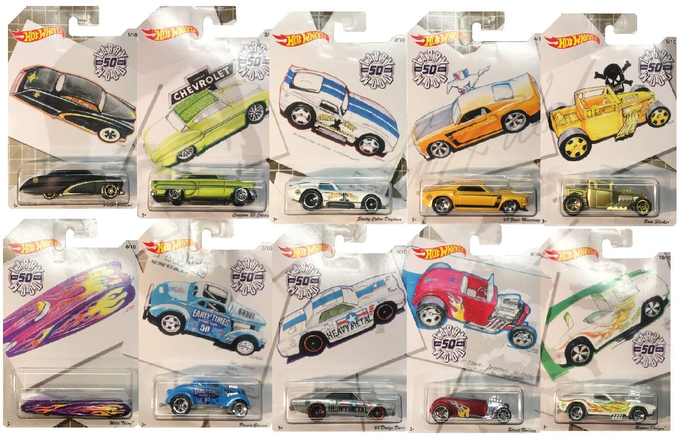 Hot Wheels 2019 Larry Wood 50th Anniversary 1969-2019 Die-Cast Car