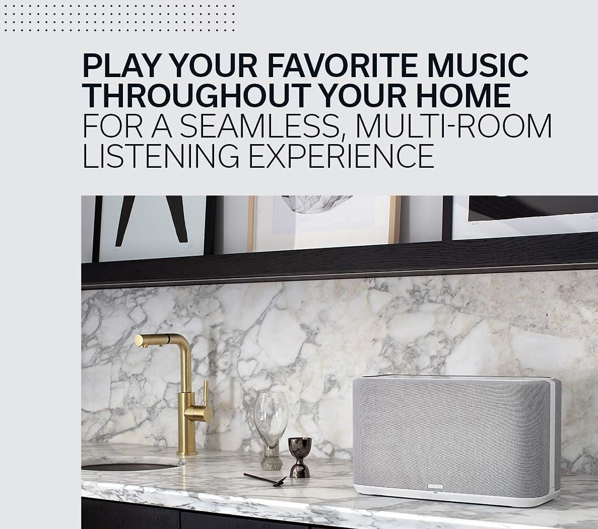 Denon Home 350 Black Studio Pair (2) + $25 Kindle Fire Gift Card : Everything Else