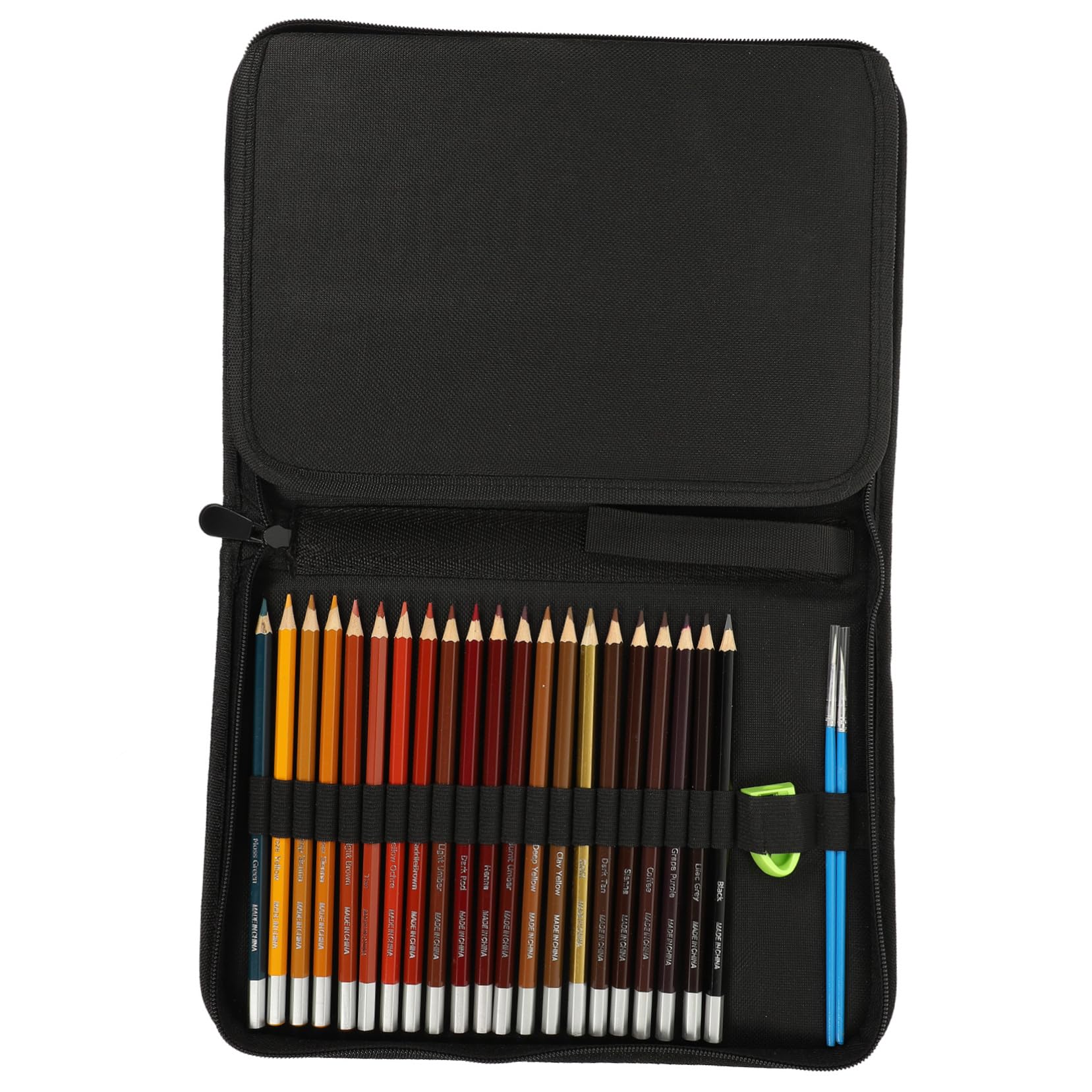 Set de Crayons Aquarelle Hexagonaux en Bois, 4 Pièces