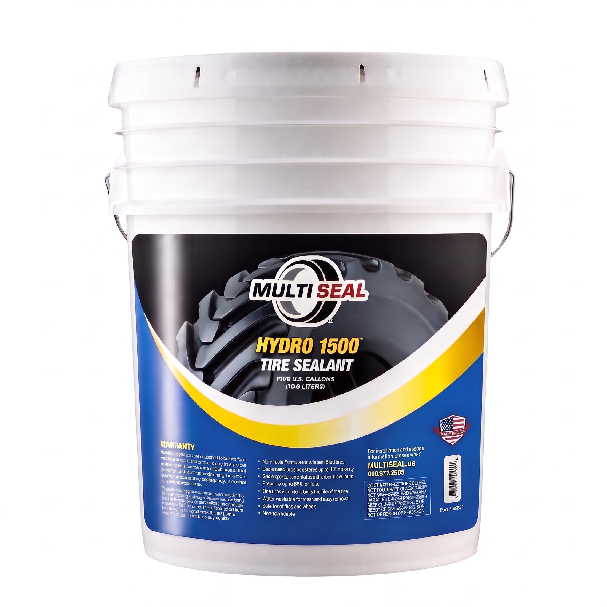 Hydro 1500 Liquid Ballast-Filled Tire Sealant - Maximum Protection Formula - Prevents Fla…