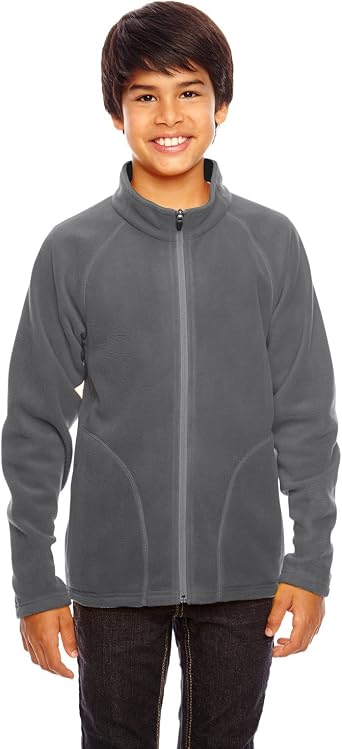 Team 365 Youth Campus Microfleece Jacket L SPORT GRAPHITE
