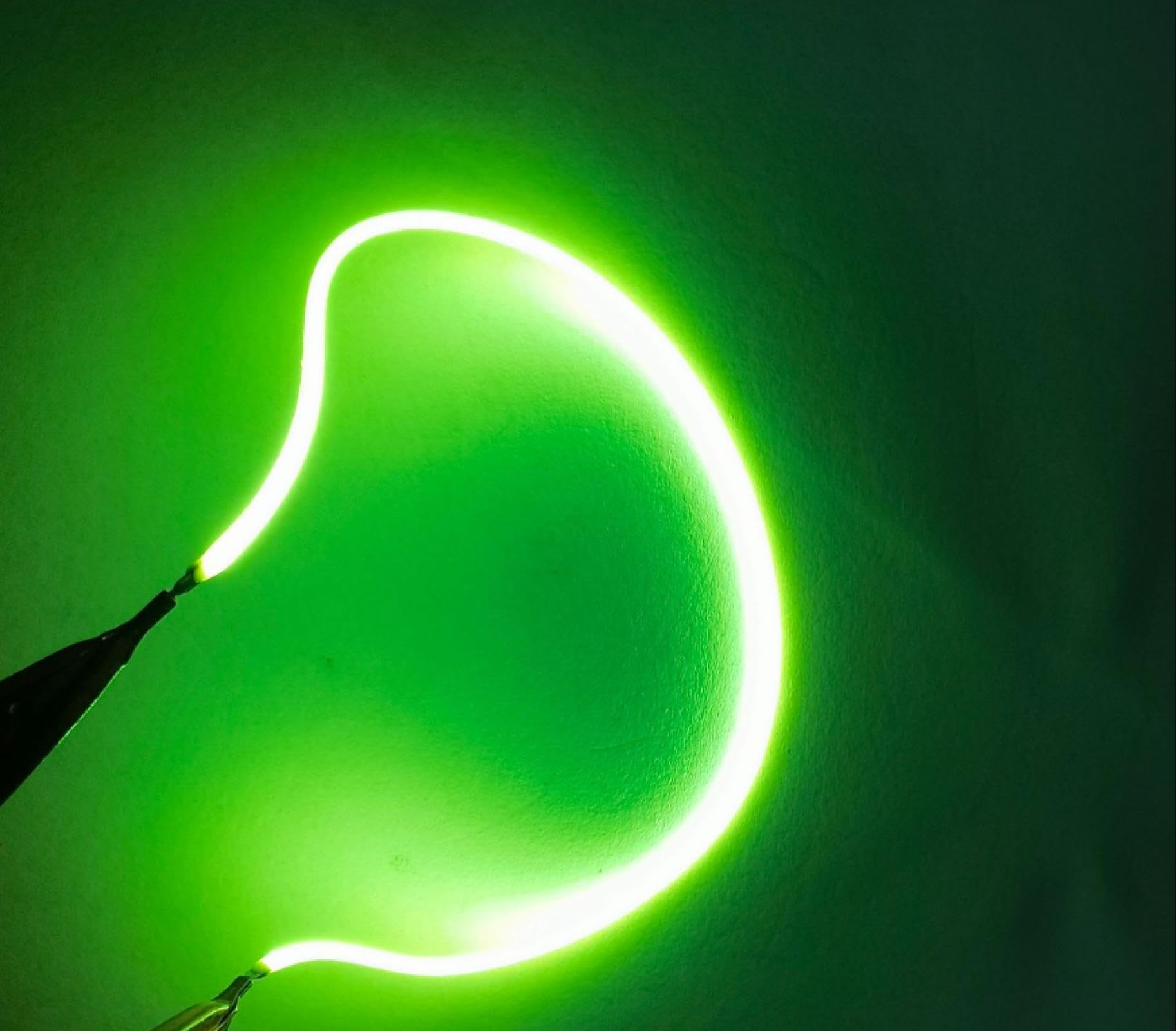 QIROGKC 3V Flexible LED Filament Strips - Multi-Size (38mm-460mm) & Multi-Color FPC Soft Filament, 2200K Warm/6500K White/RGB, DIY Decorative Lighting Greenlight 95mm